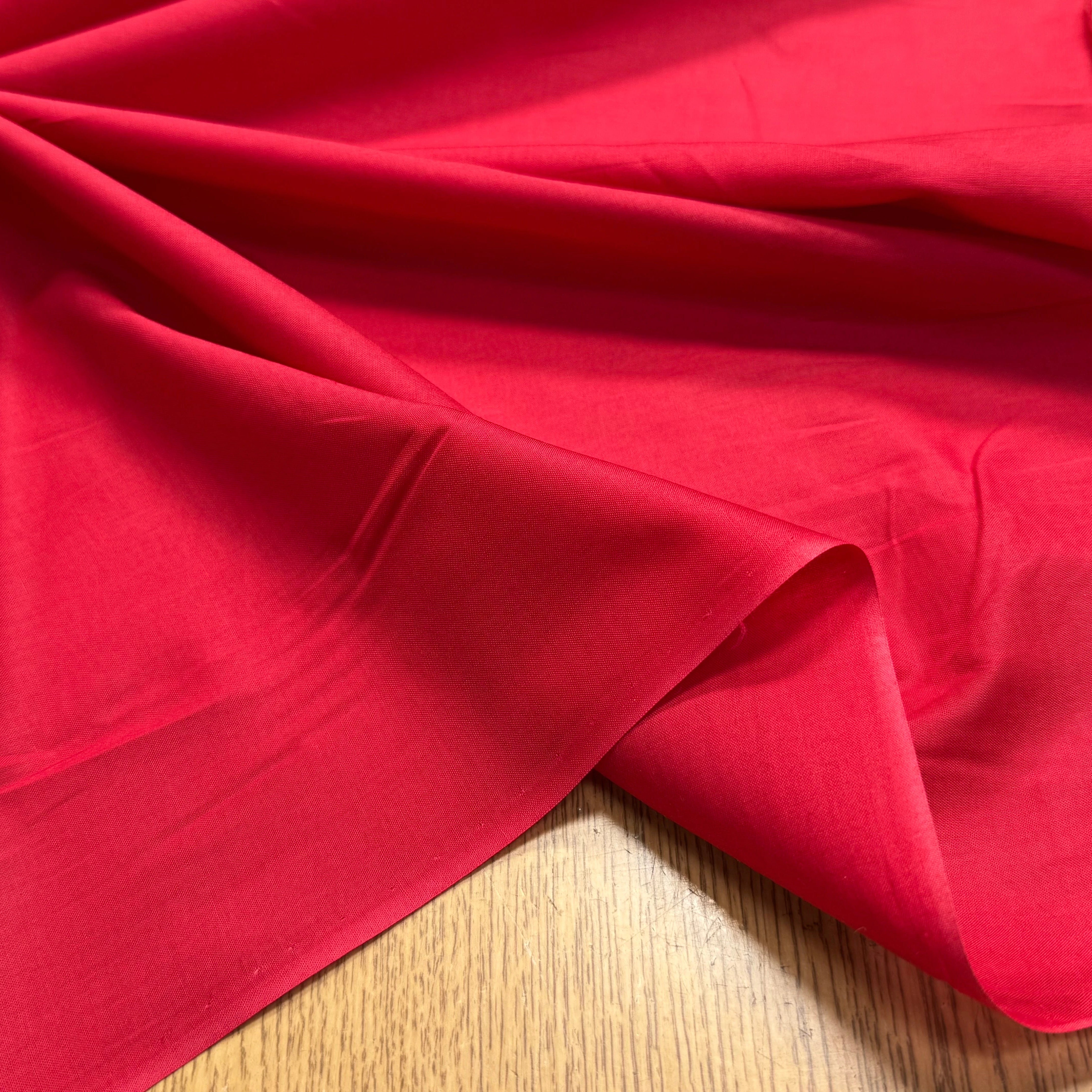 VOILE DE COTON DOUX ULTRA CHIC ROUGE - My Little Coupon
