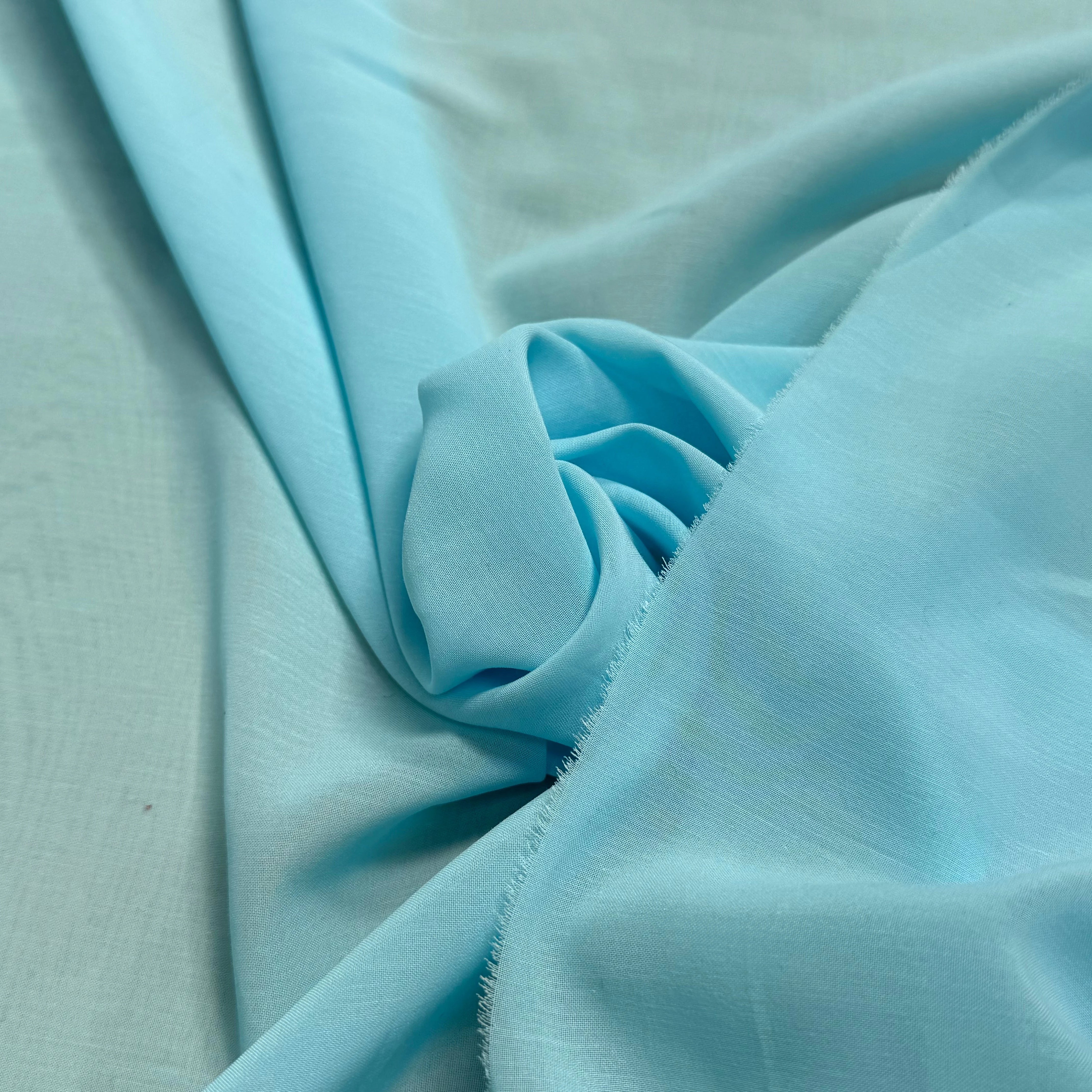 VOILE DE COTON FLUIDE AQUA 80% COTON - My Little Coupon