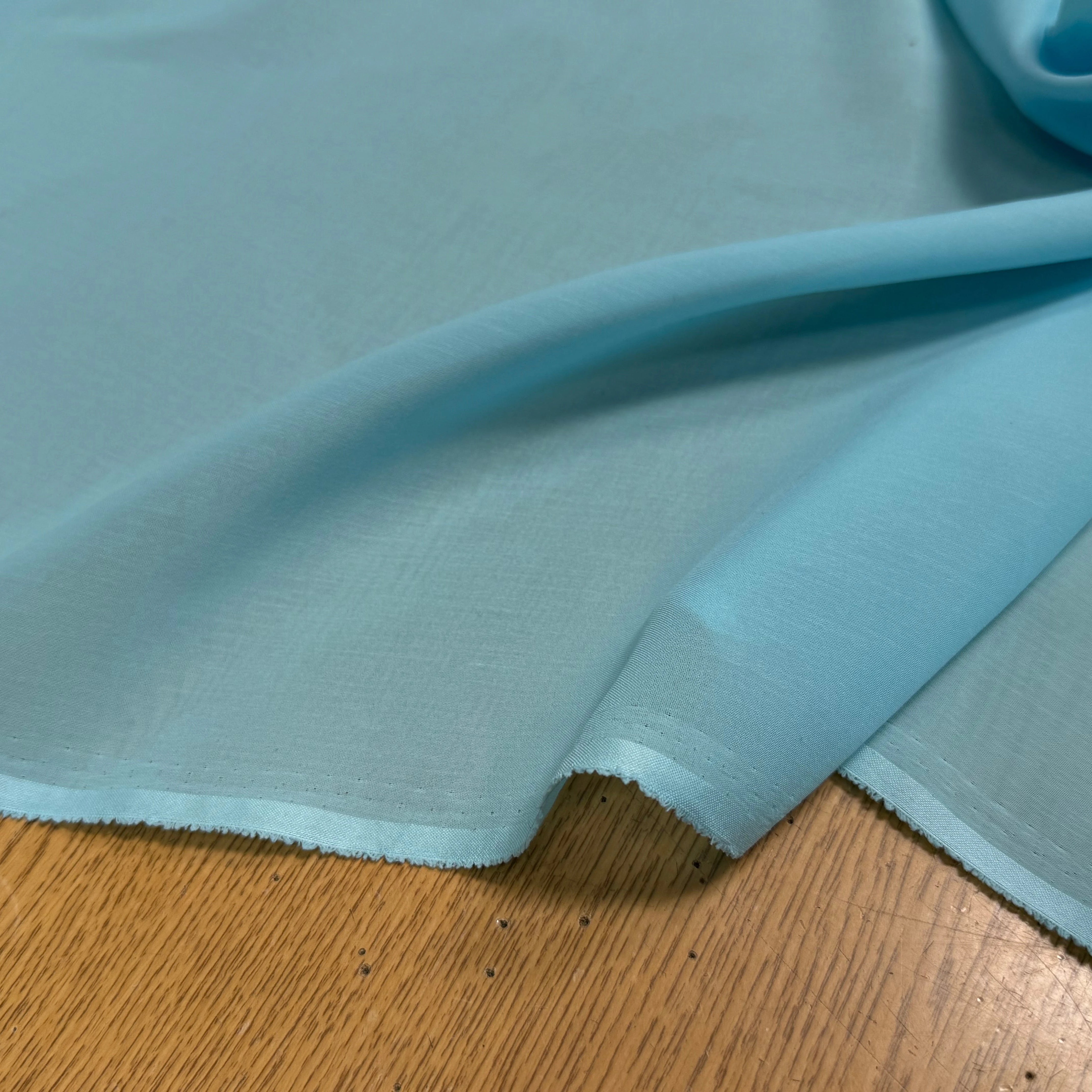 VOILE DE COTON FLUIDE AQUA 80% COTON - My Little Coupon