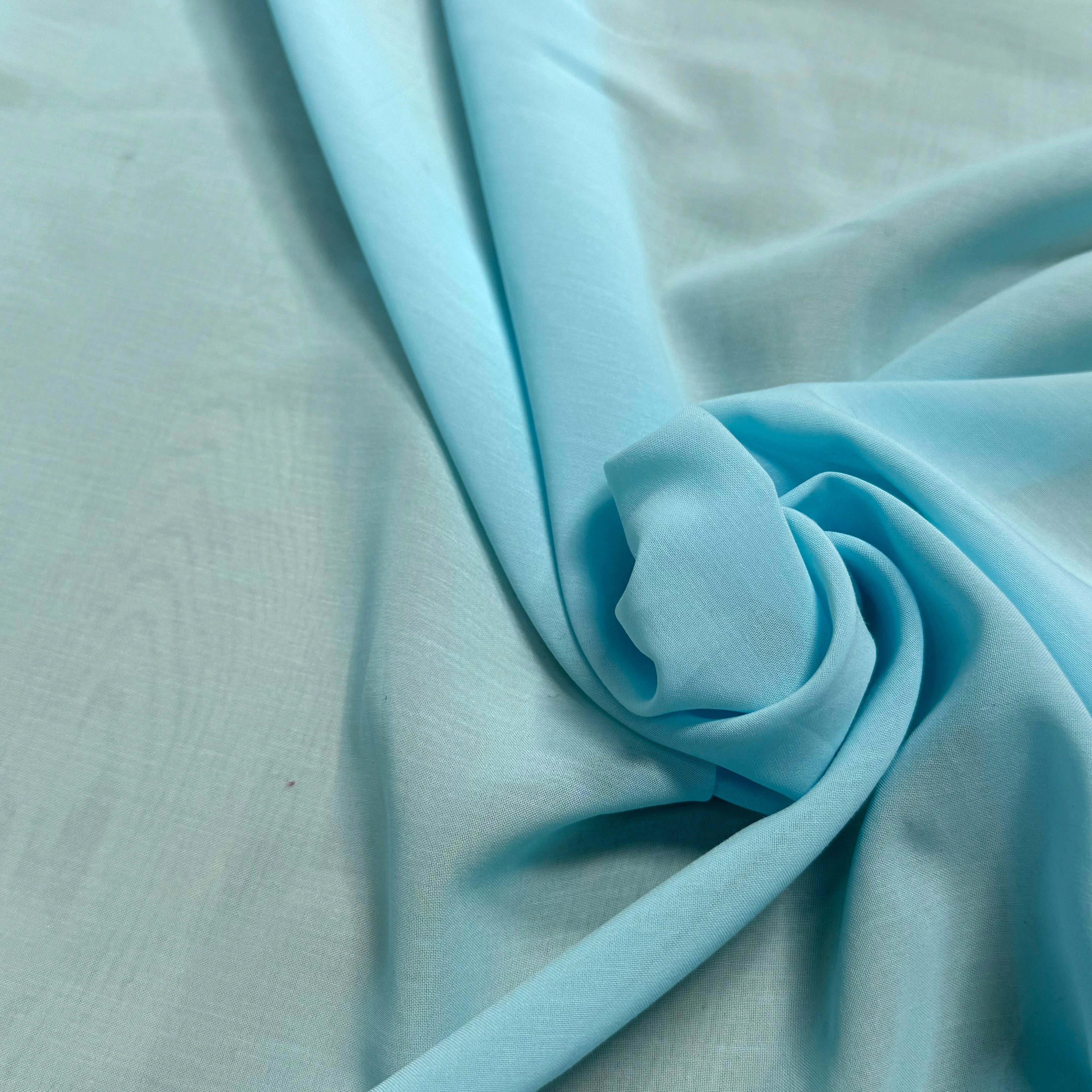 VOILE DE COTON FLUIDE AQUA 80% COTON - My Little Coupon