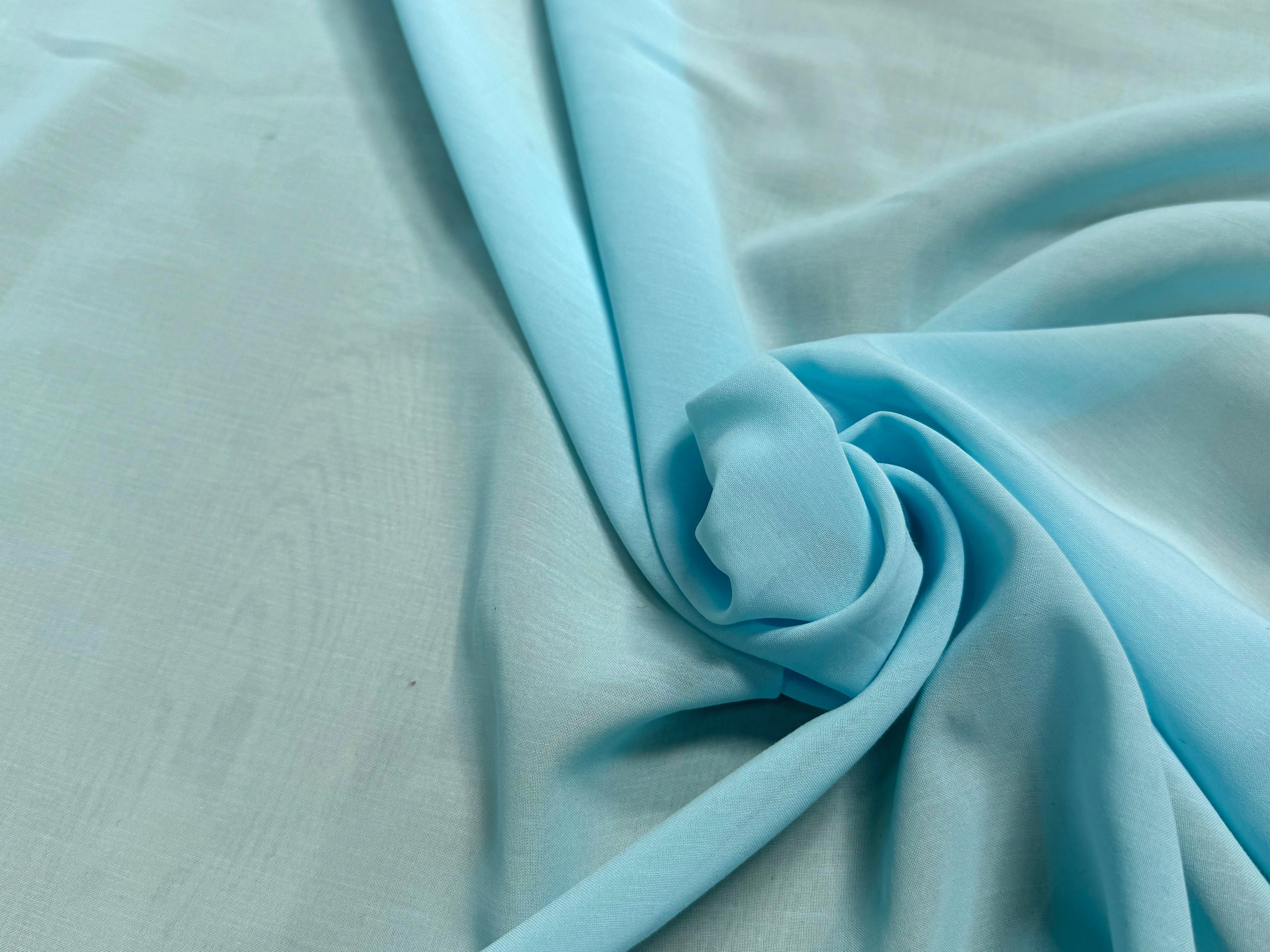 VOILE DE COTON FLUIDE AQUA 80% COTON - My Little Coupon