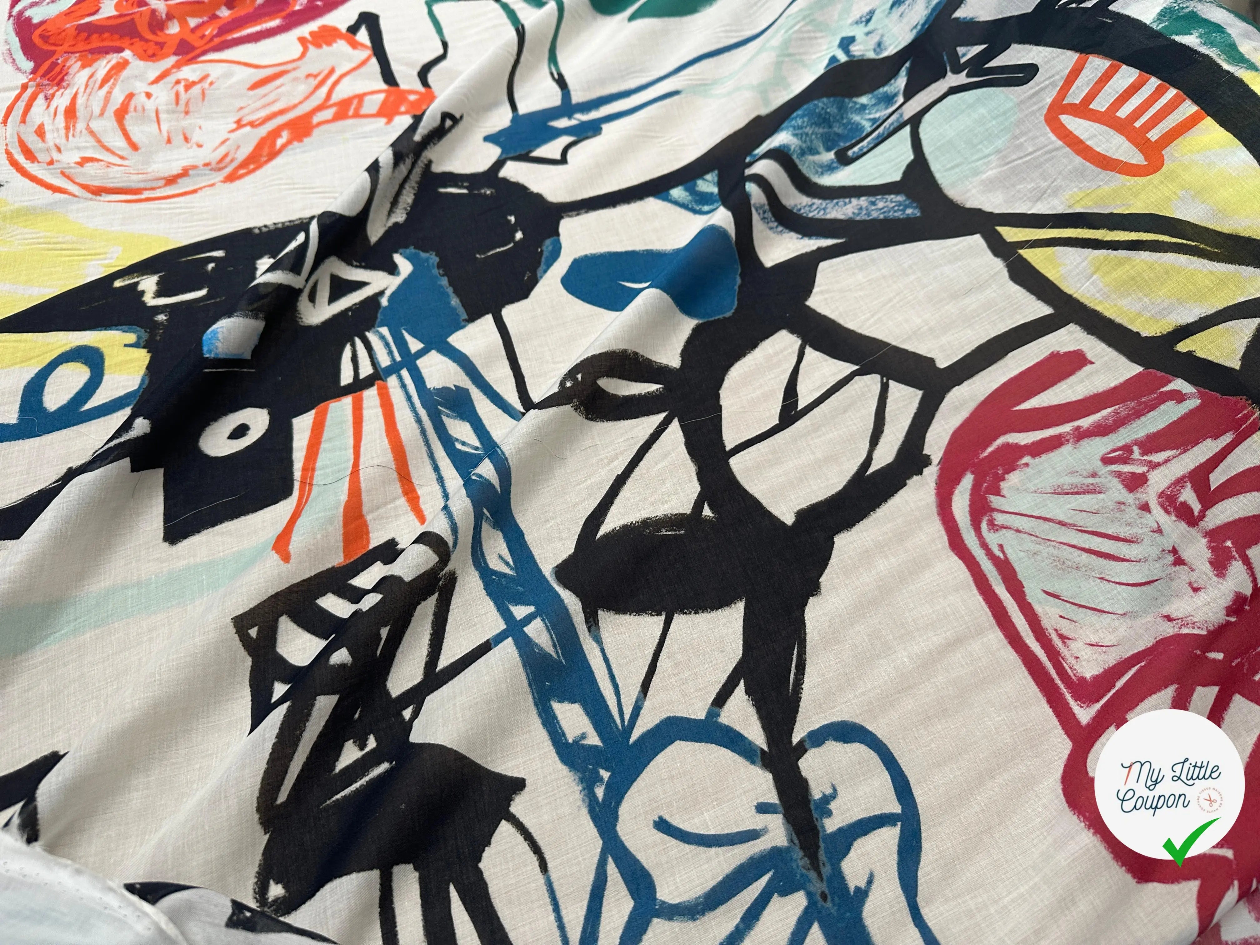 VOILE DE COTON GRIBOUILLI SEUCLAÂ - My Little Coupon