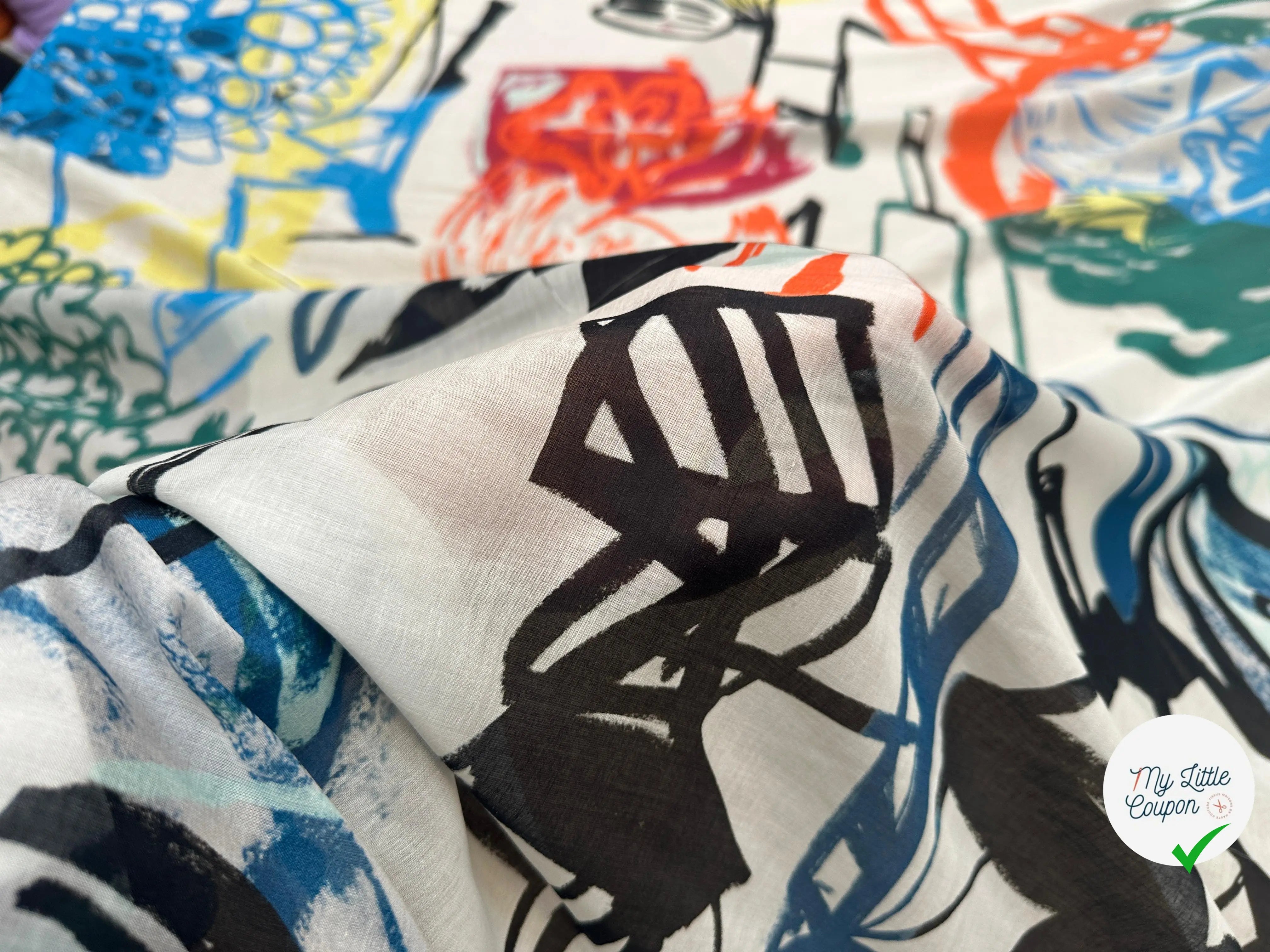 VOILE DE COTON GRIBOUILLI SEUCLAÂ - My Little Coupon