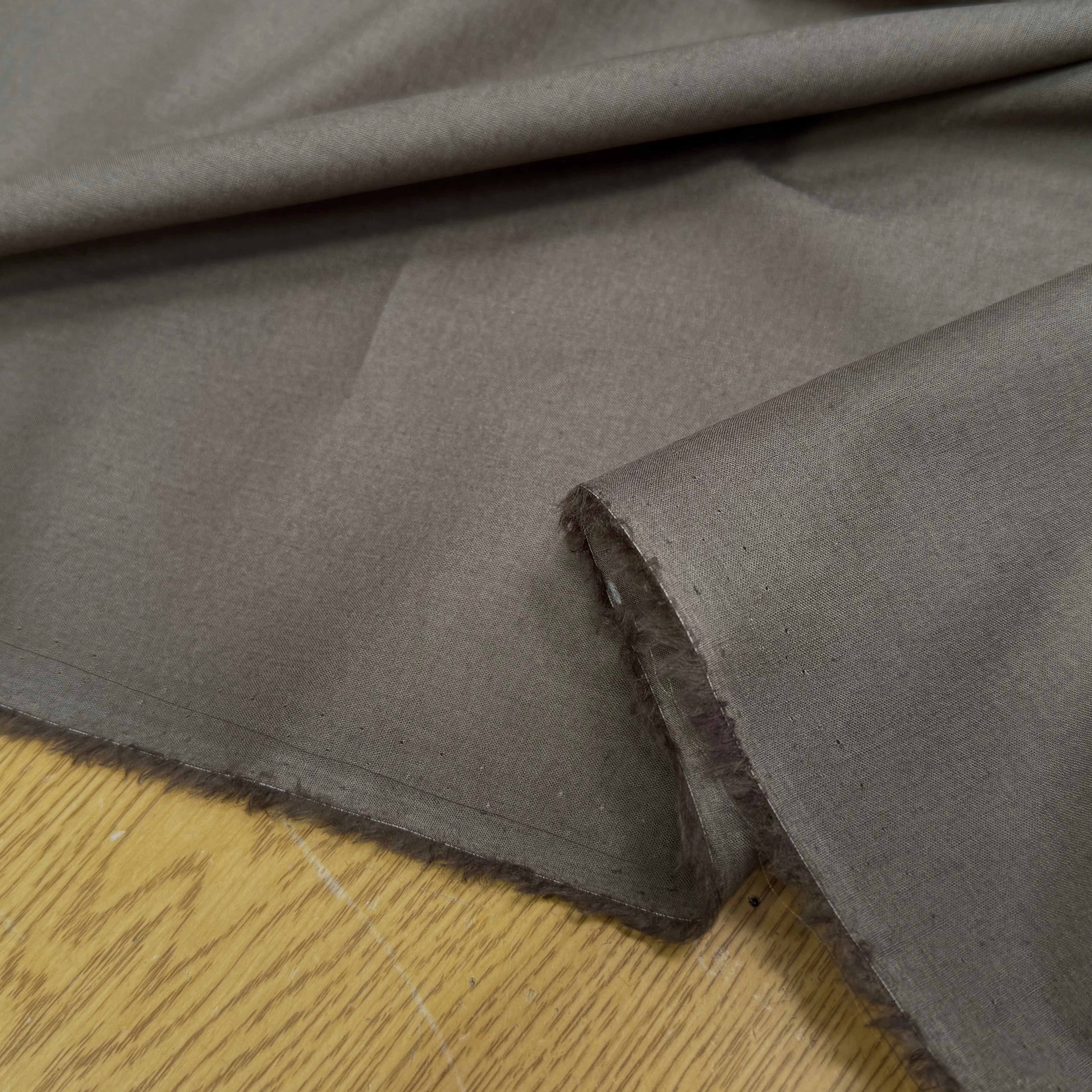 VOILE DE COTON GRIS MARRONNÉ SUBLIME - My Little Coupon