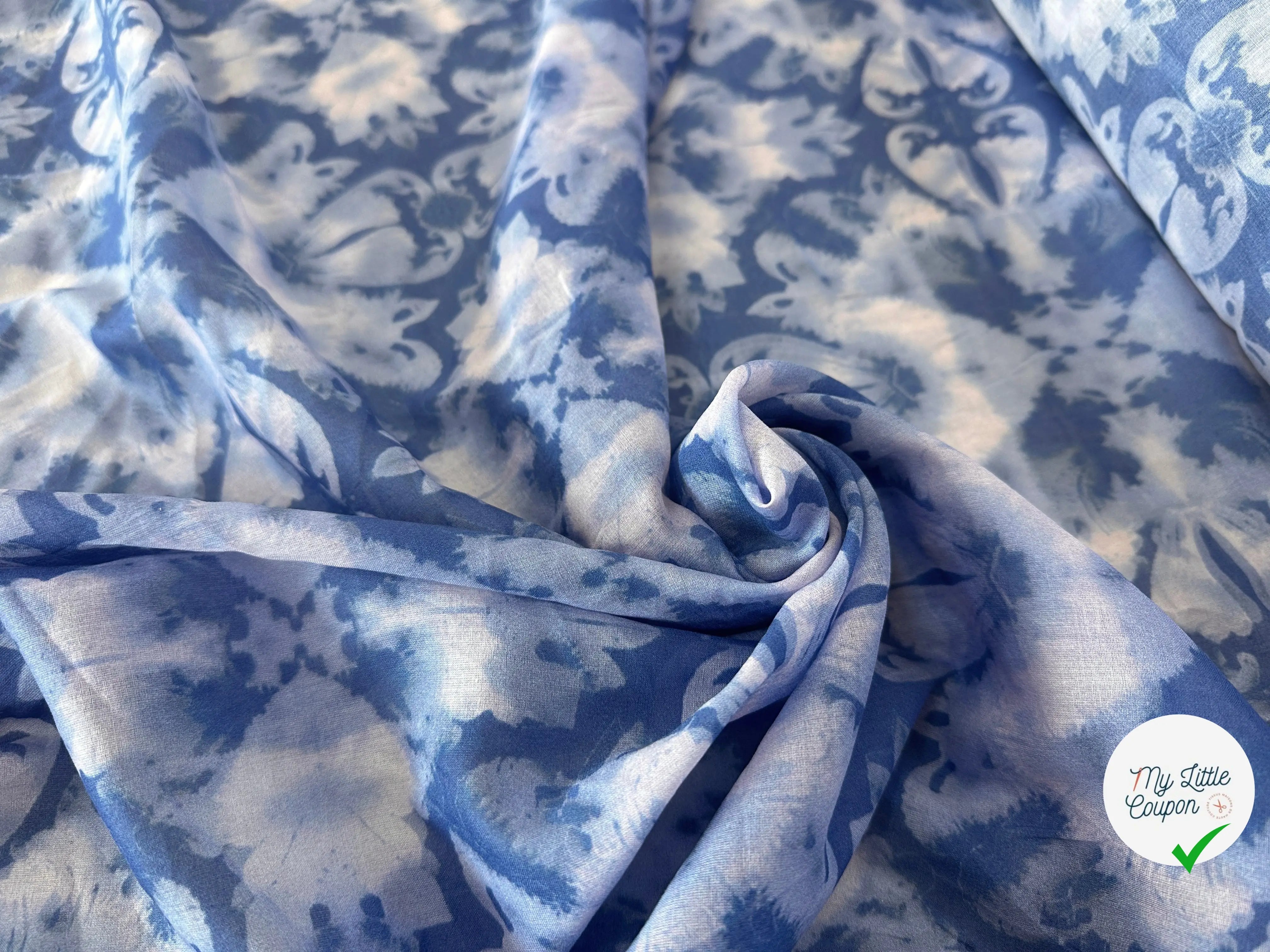 VOILE DE COTON LA VIE EN BLEU MLC INTERN