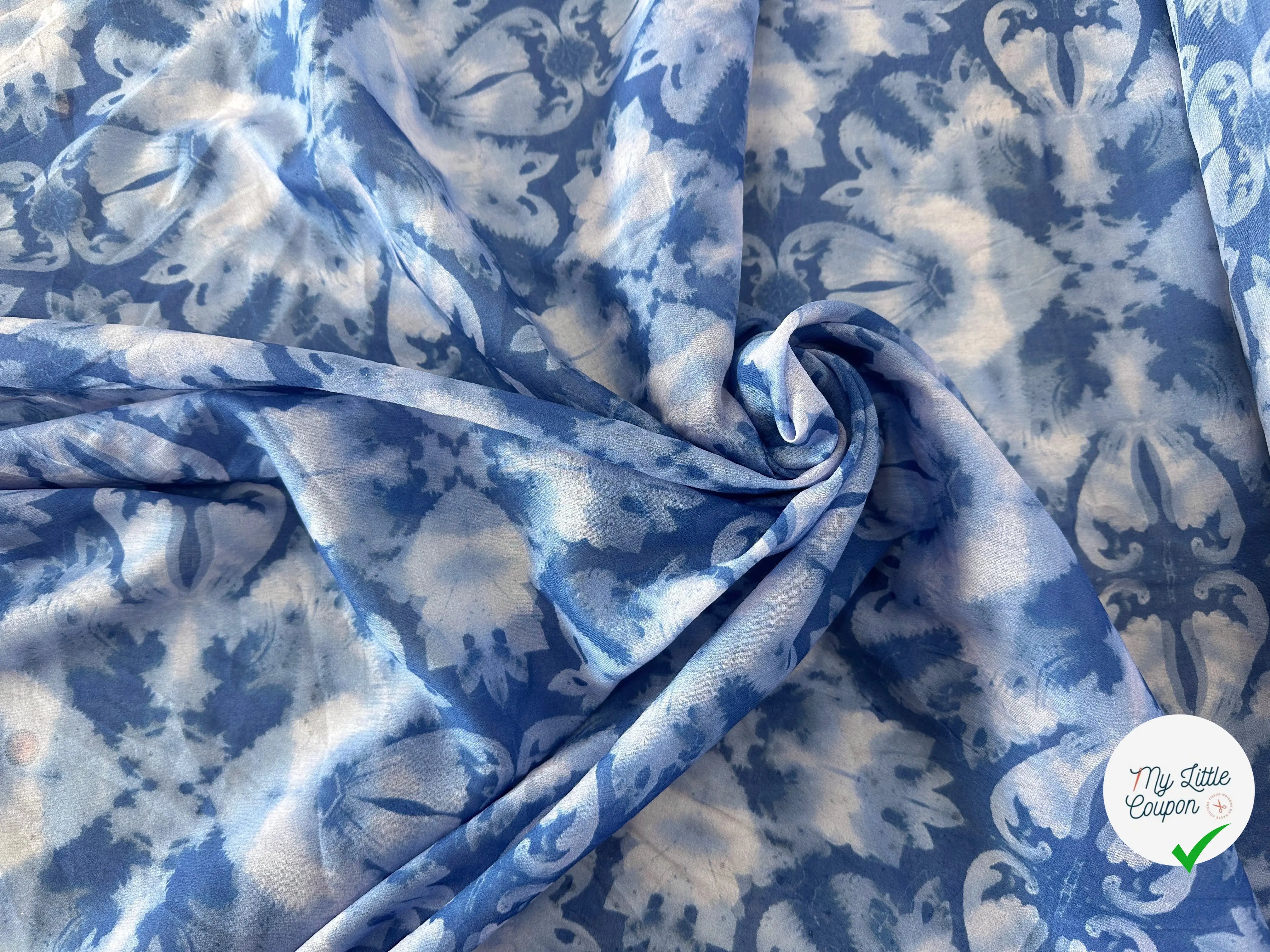 VOILE DE COTON LA VIE EN BLEU MLC INTERN