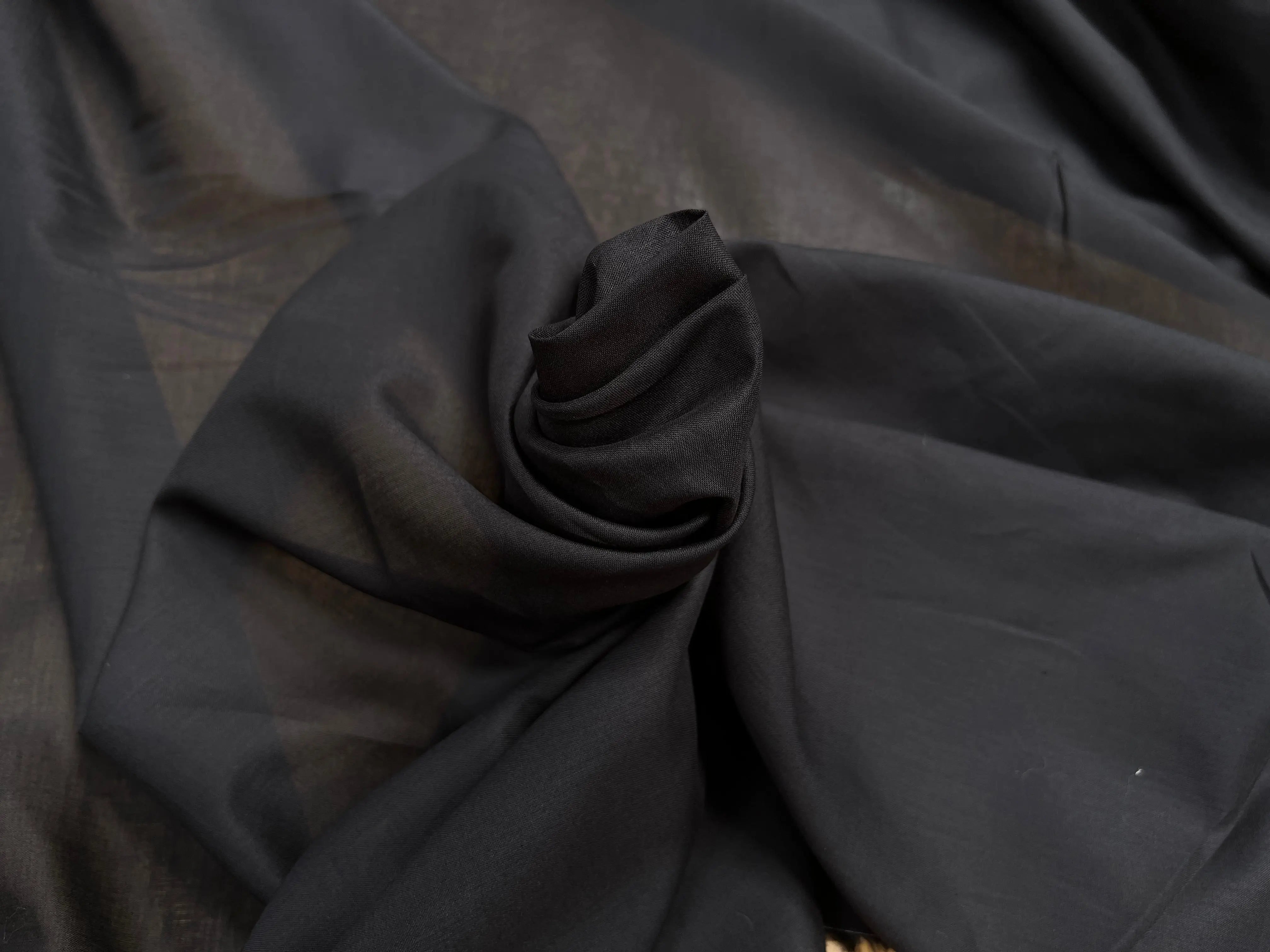 VOILE DE COTON NOIR SOUPLE - My Little Coupon