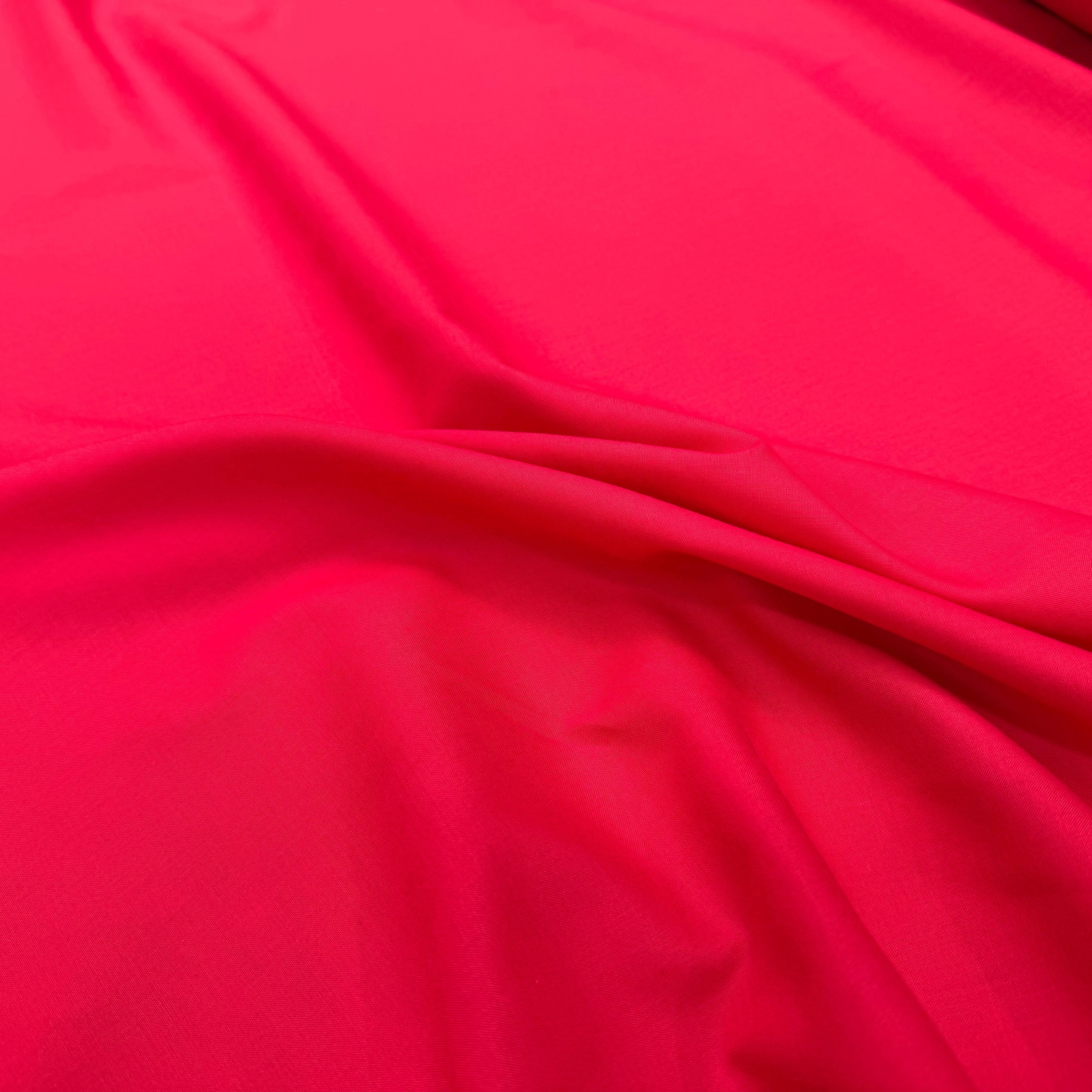 VOILE DE COTON ROUGE BELLE DENSITÉ - My Little Coupon