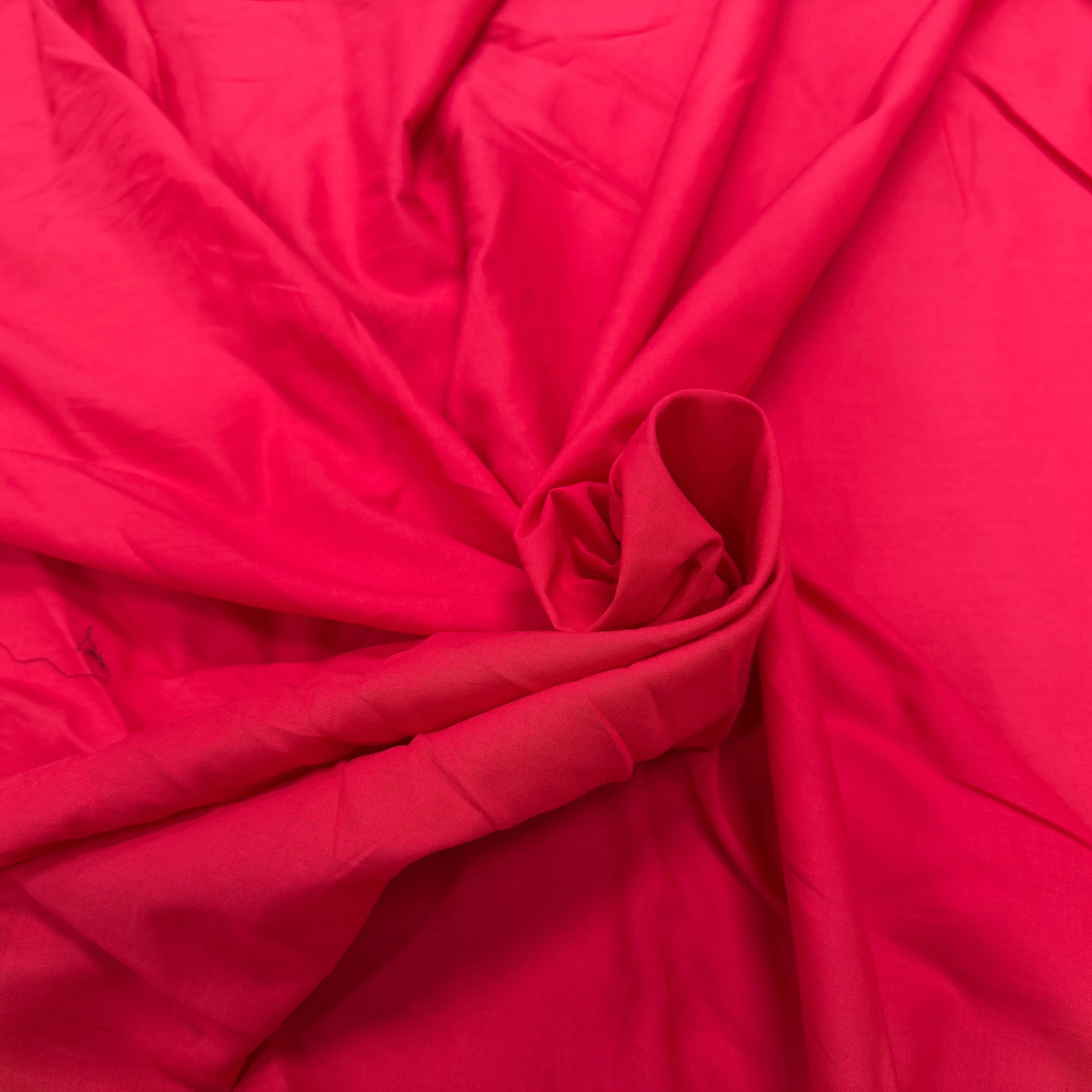 VOILE DE COTON ROUGE BELLE DENSITÉ - My Little Coupon