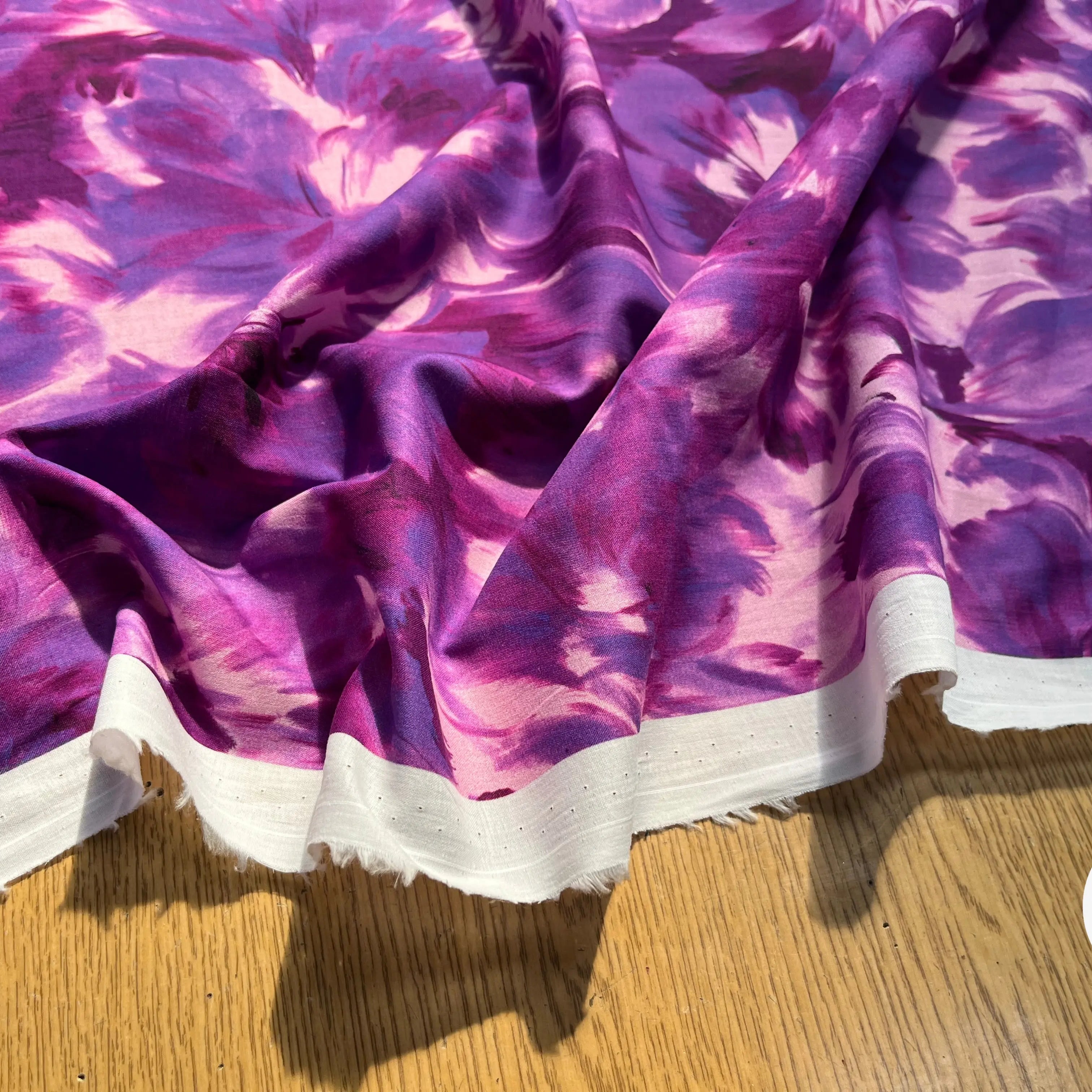 VOILE DE COTON TIE&DYE BLEU&VIOLET - My Little Coupon