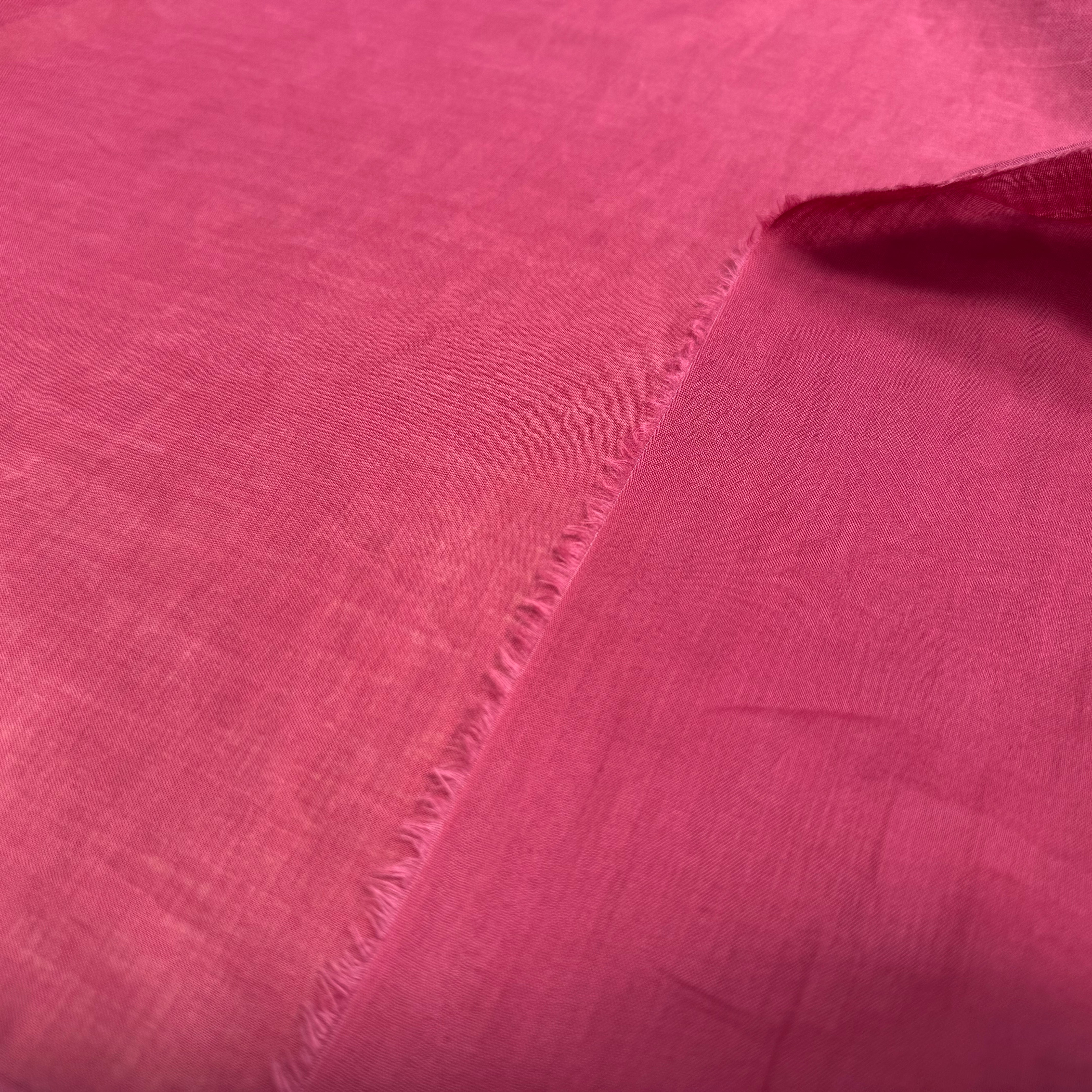 VOILE DE COTON UNI ROUGE BORDEAUX - My Little Coupon