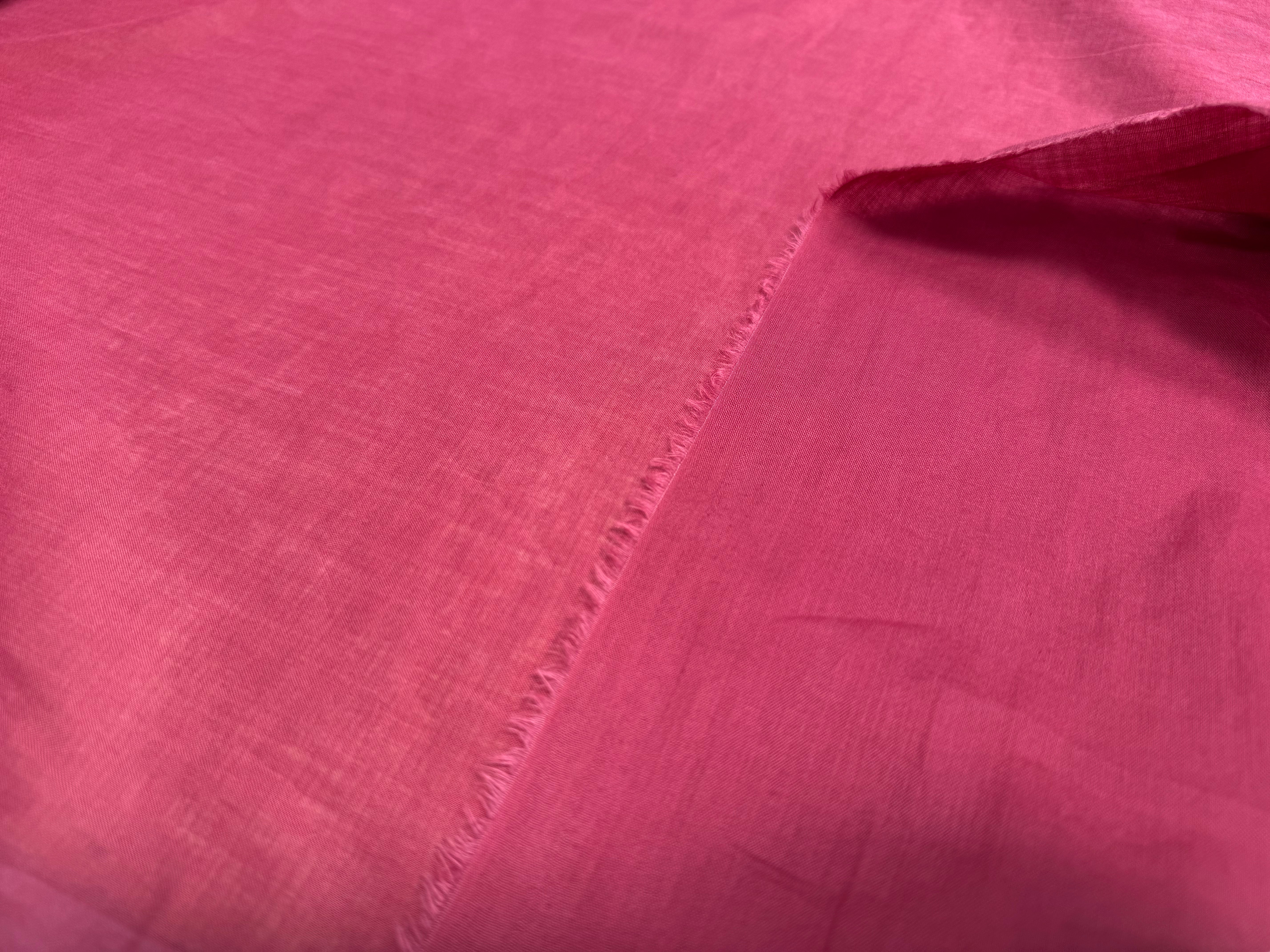 VOILE DE COTON UNI ROUGE BORDEAUX - My Little Coupon