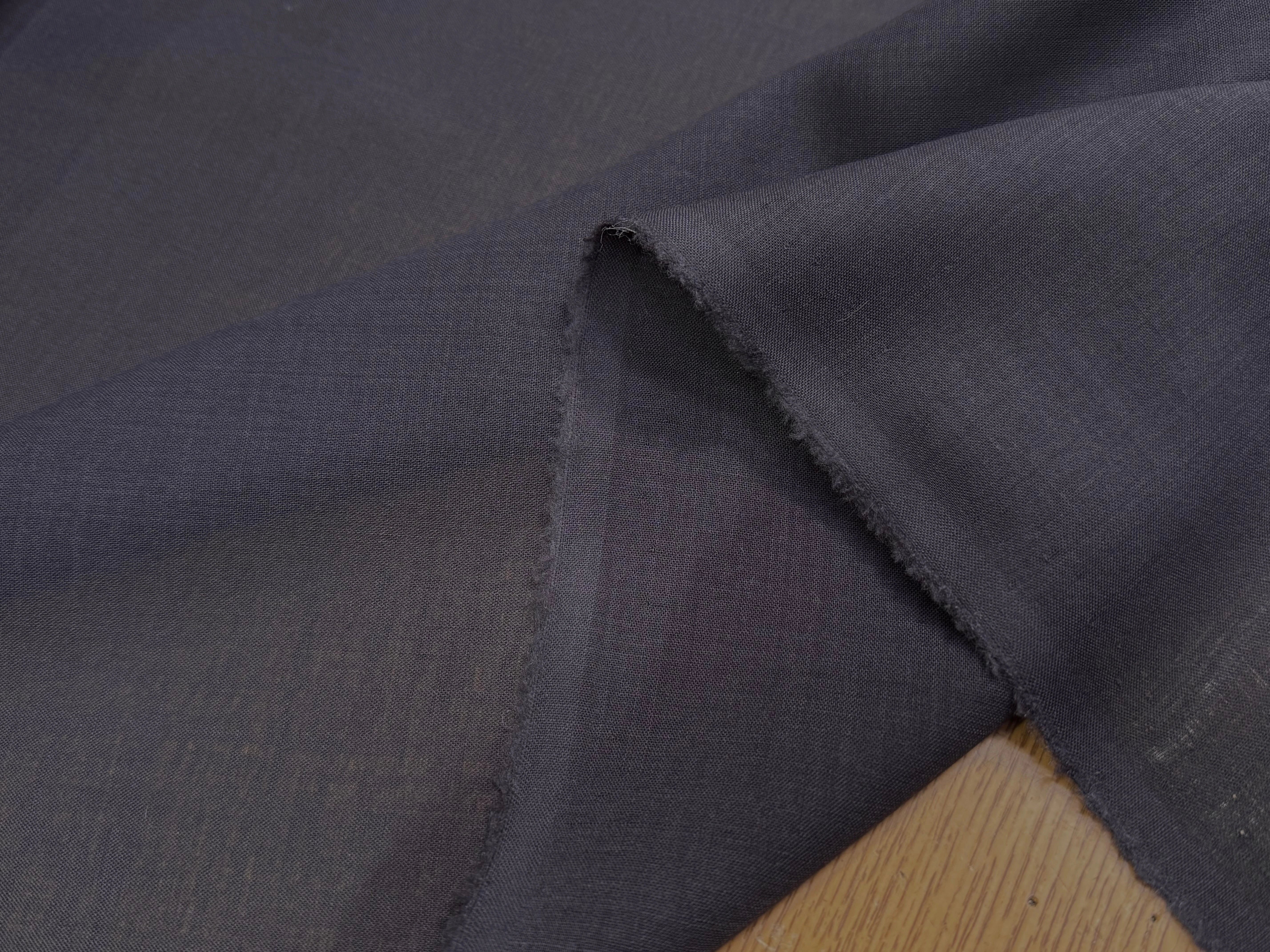 VOILE DE LAINE BELLE DENSITÉ NAVY GRIS 86% LAINE VIERGE - My Little Coupon
