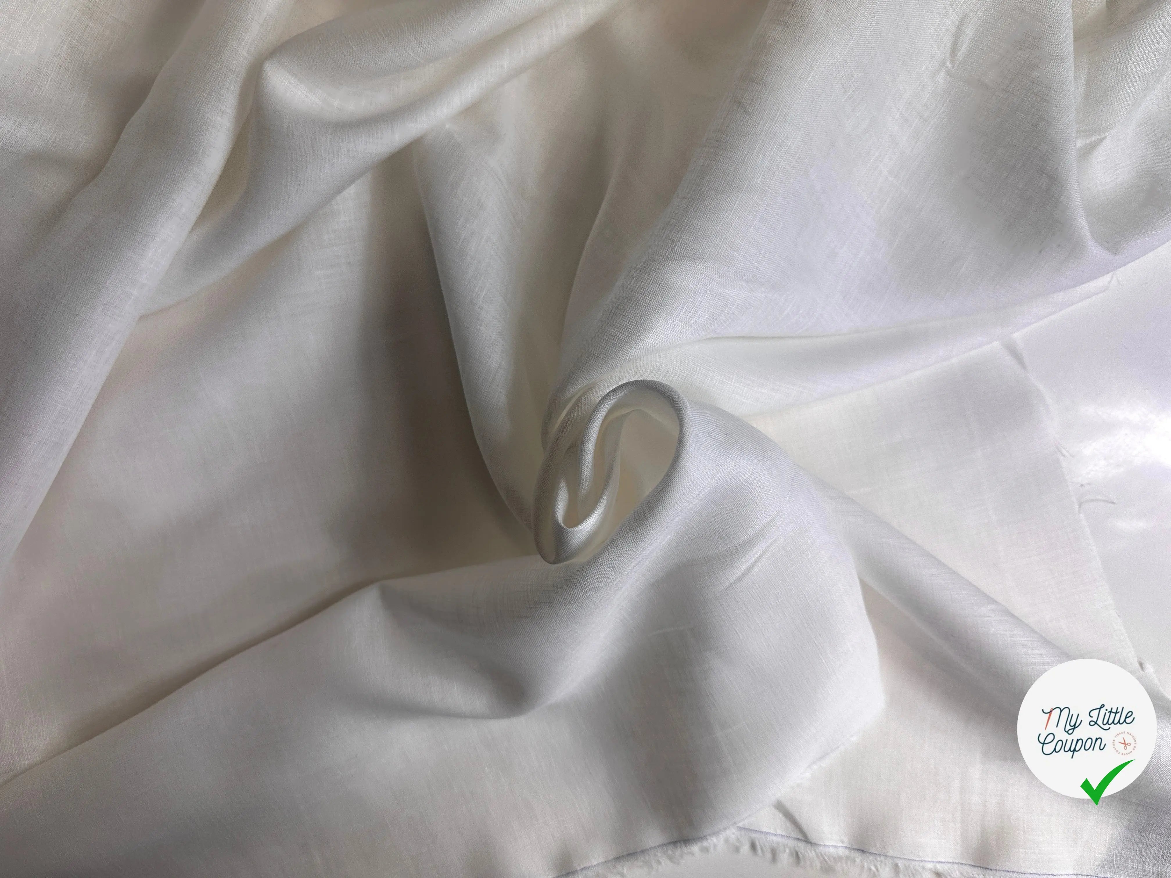 VOILE DE LIN BLANC MSO