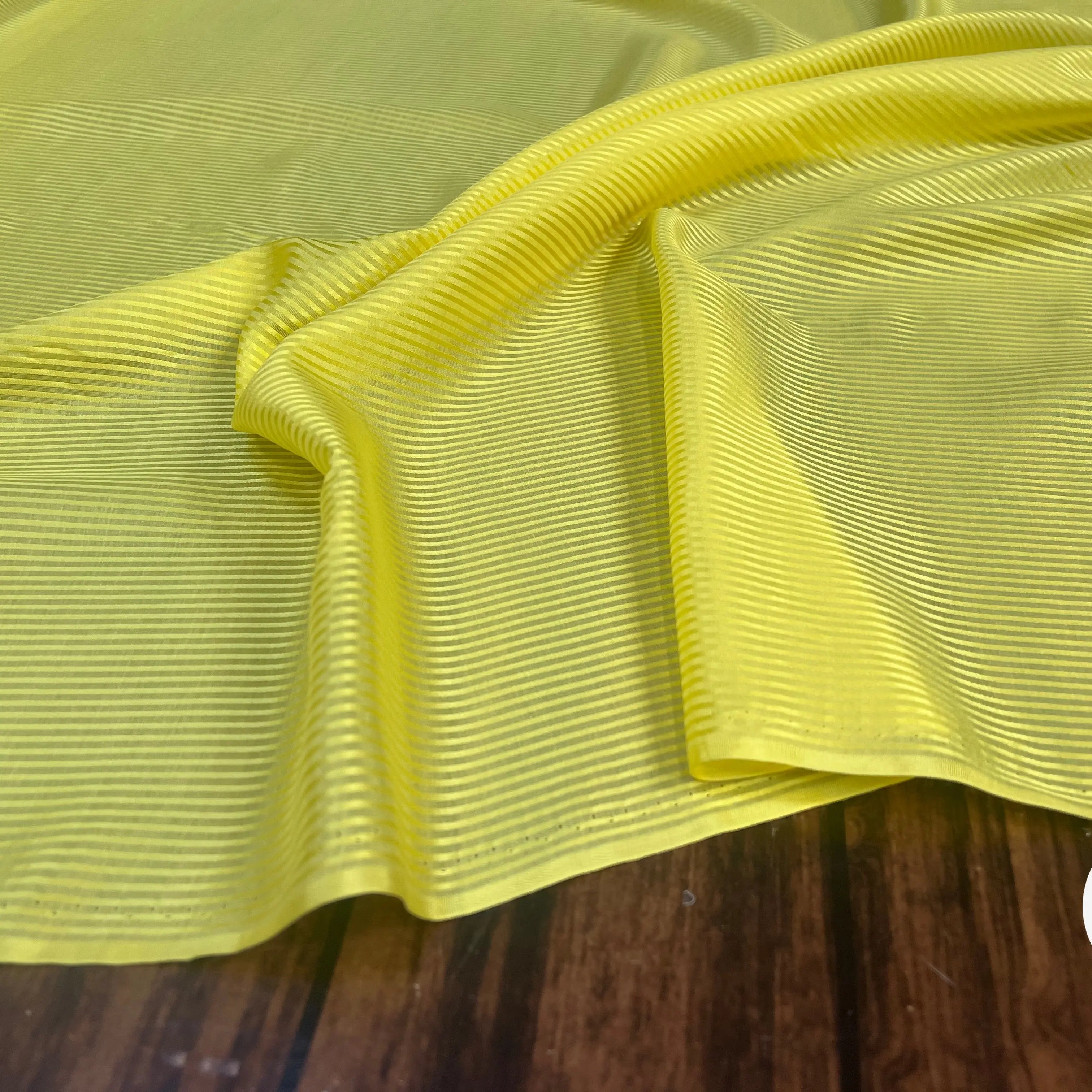 VOILE DE SOIE JAUNES RAYURES - My Little Coupon