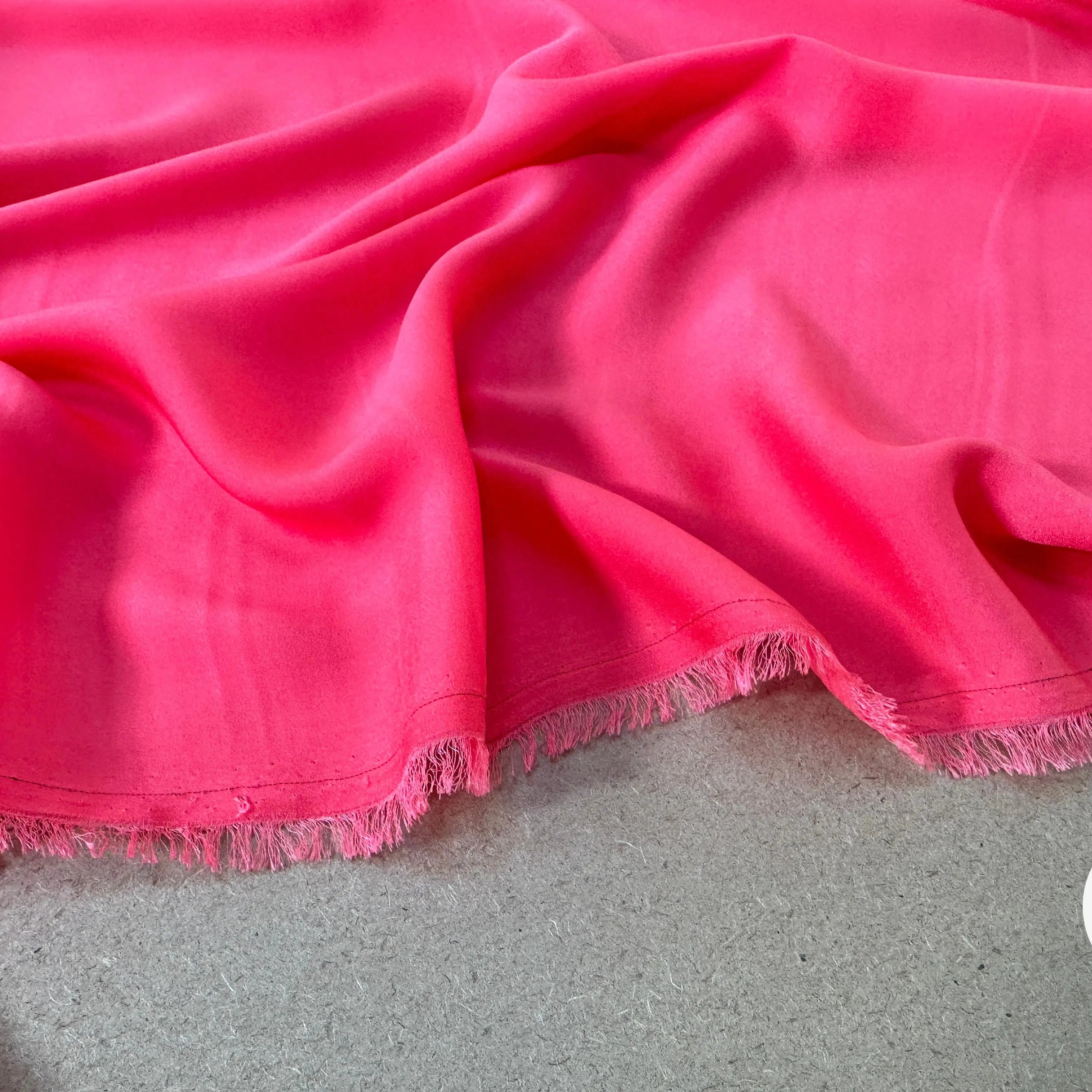 VOILE EMERISÉ ROSE TOUCHER DUVETEUX - My Little Coupon