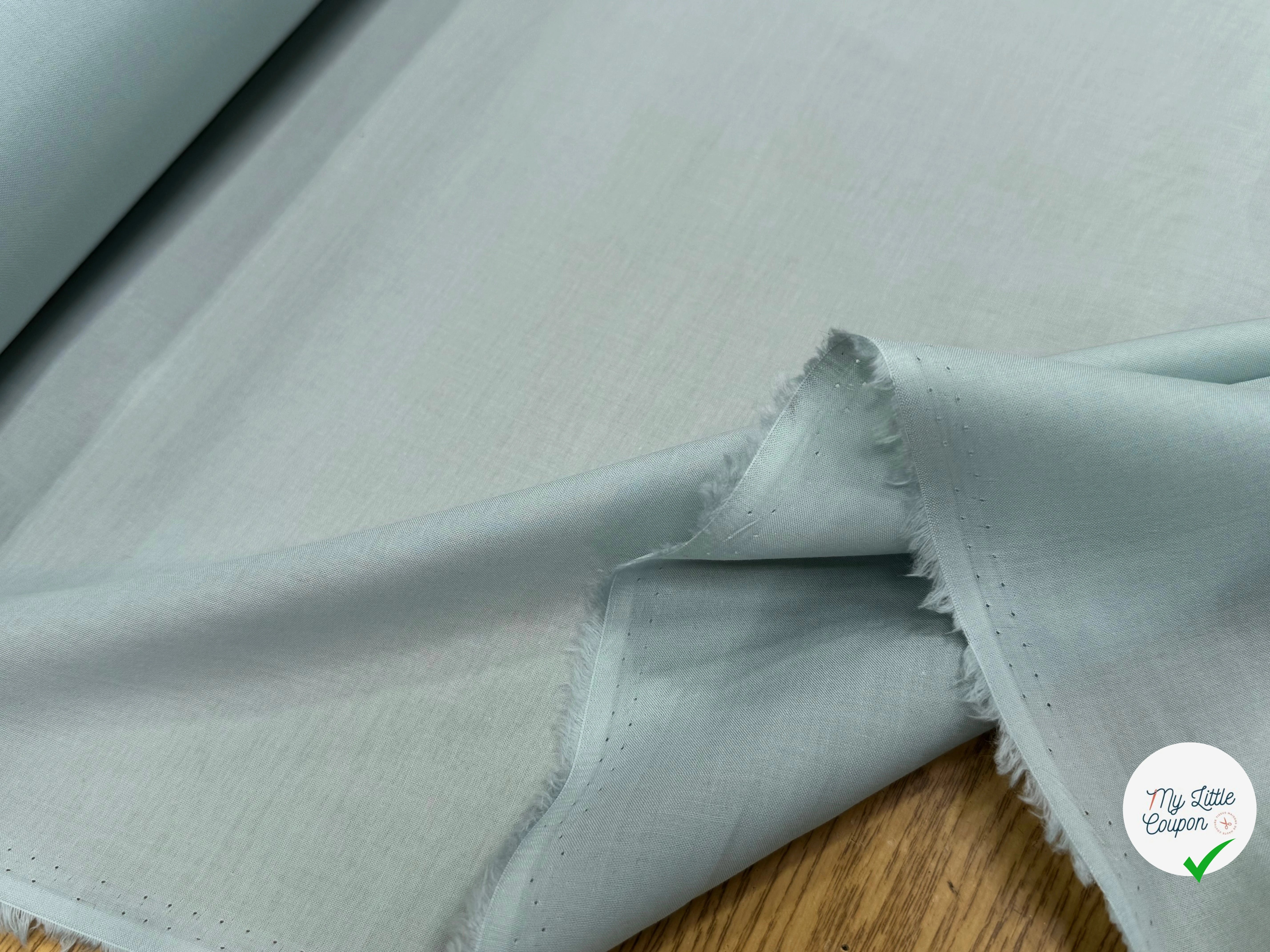 VOILE MONE BLEU VERT ULTRA BEAU - My Little Coupon