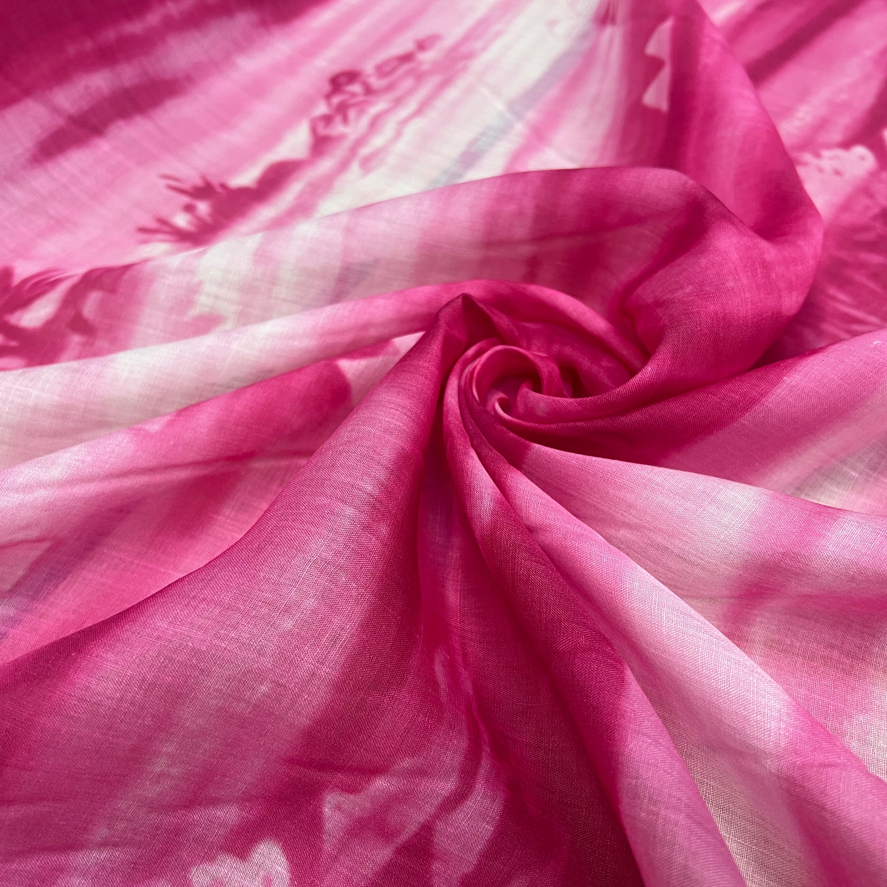 VOILE RAMIE GLIDA PARTY DECLASSÉ PALMIERS ROSÉS - My Little Coupon