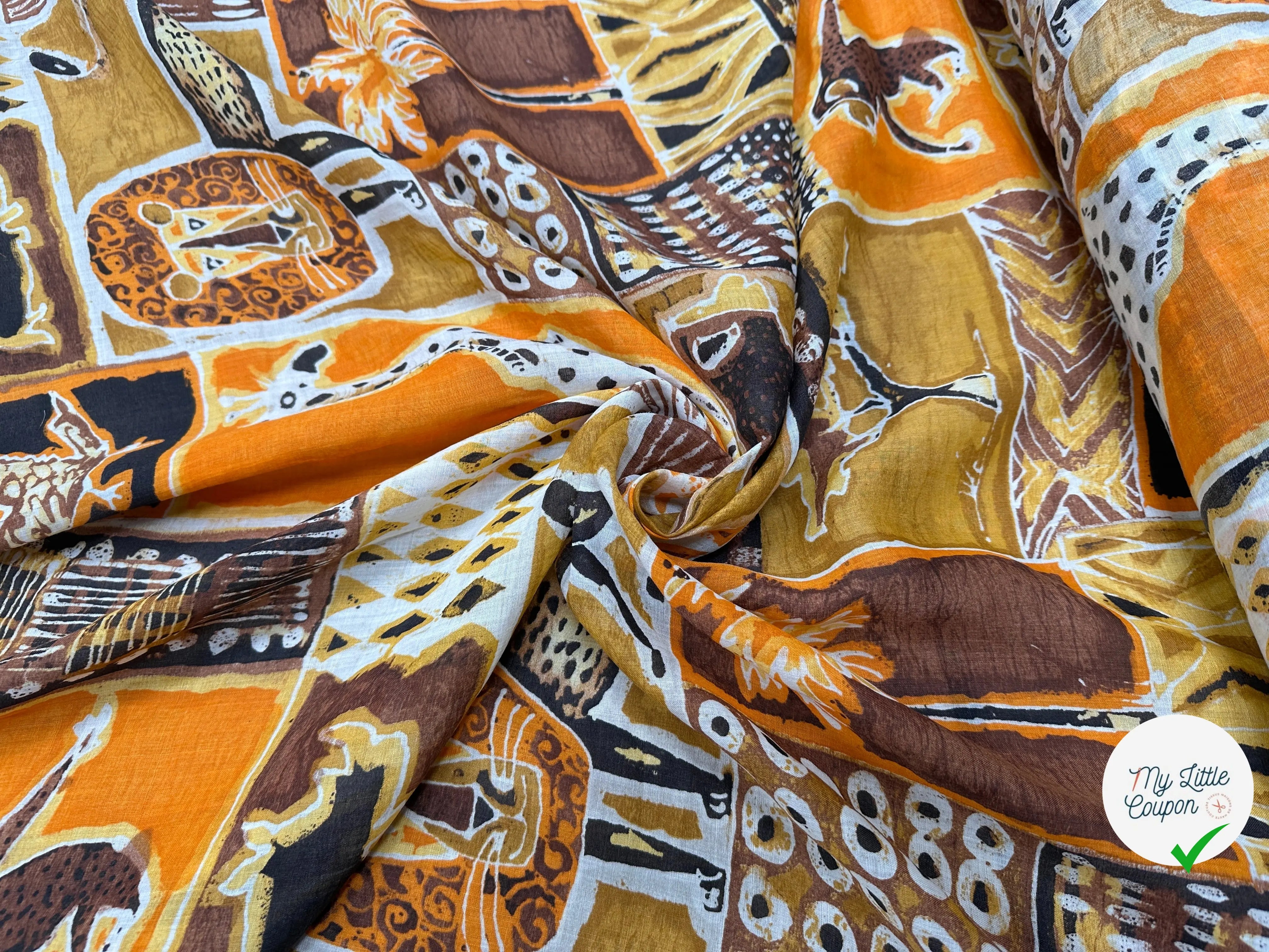 VOILE RAMIE MYKONOS WASHING TENDANCE AFRICAÂ - My Little Coupon