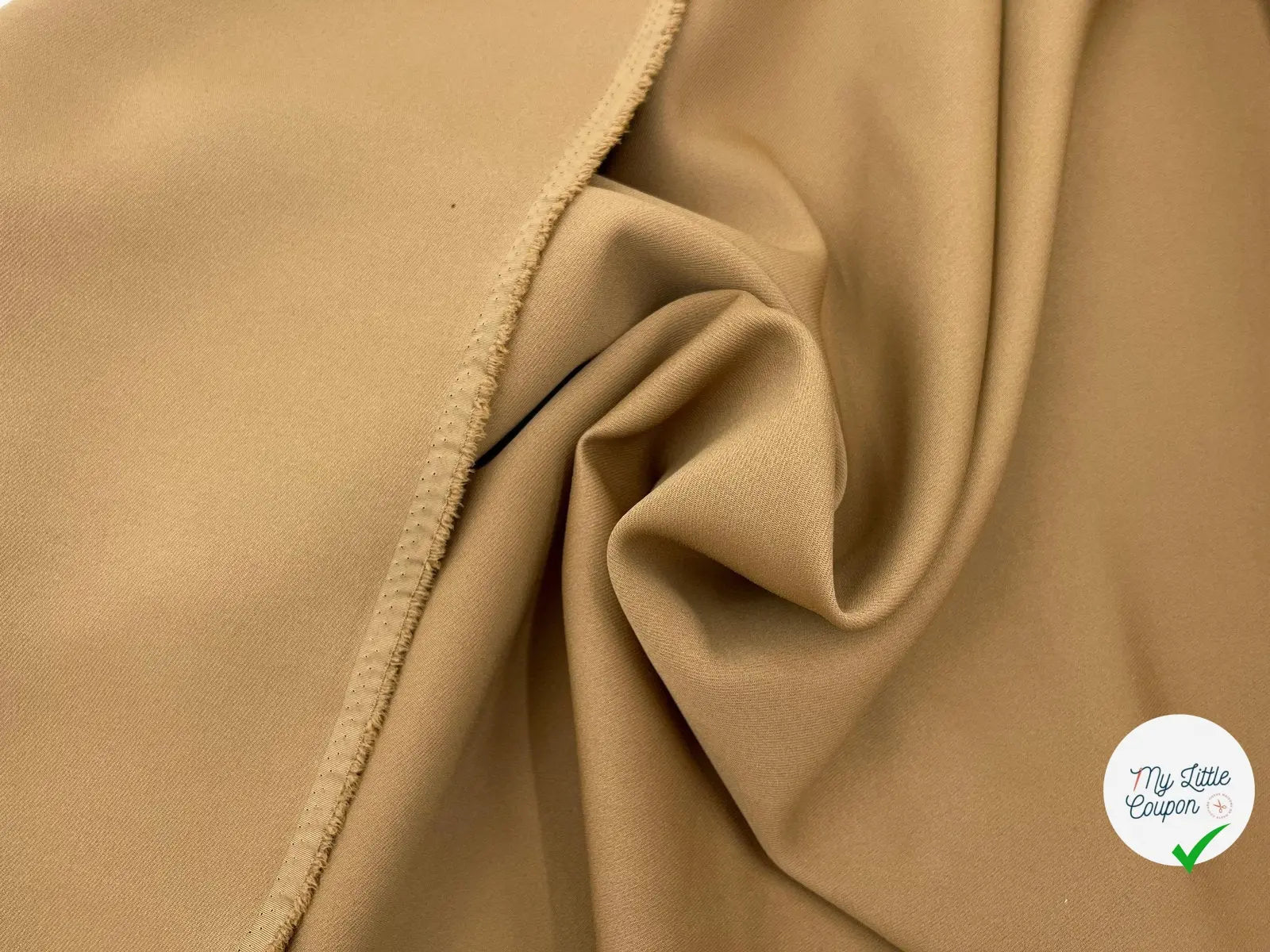 WHIPCORD POLYESTER CHAMOIS QUALITÉ JAPON - My Little Coupon - tissu - coudre