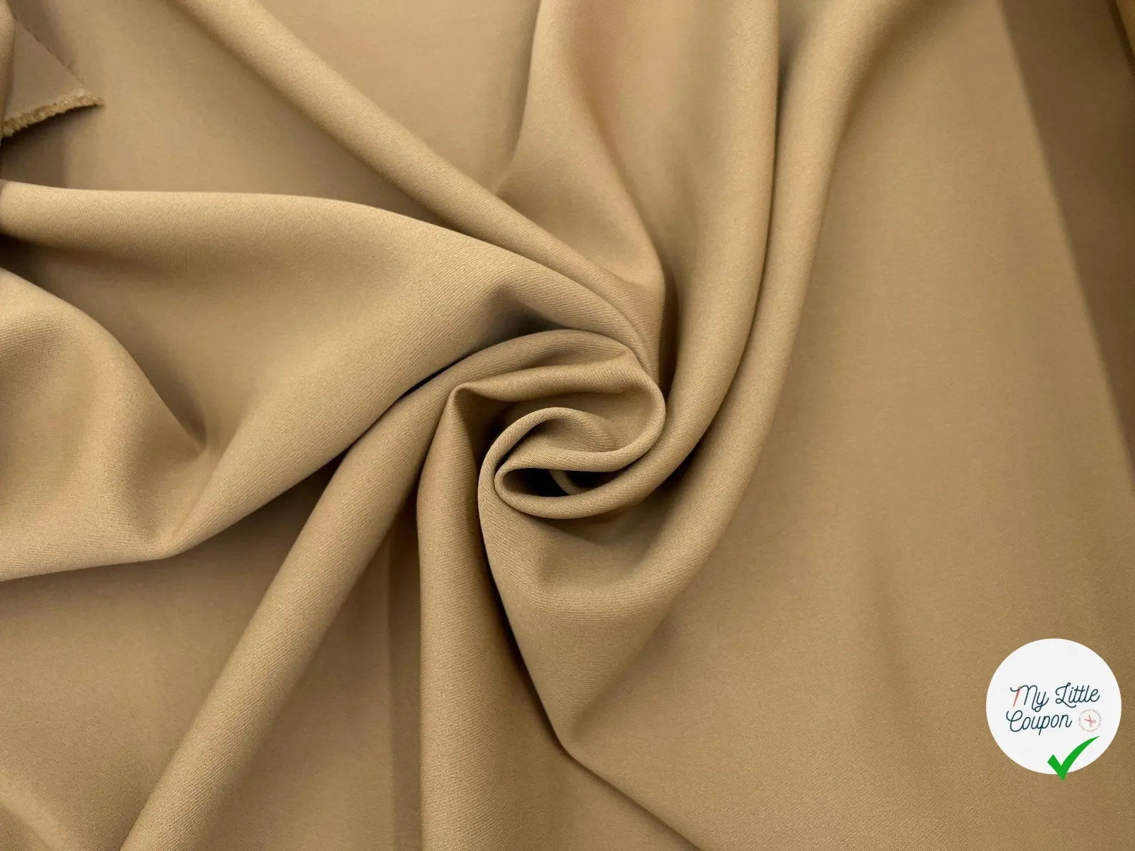 WHIPCORD POLYESTER CHAMOIS QUALITÉ JAPON - My Little Coupon - tissu - coudre