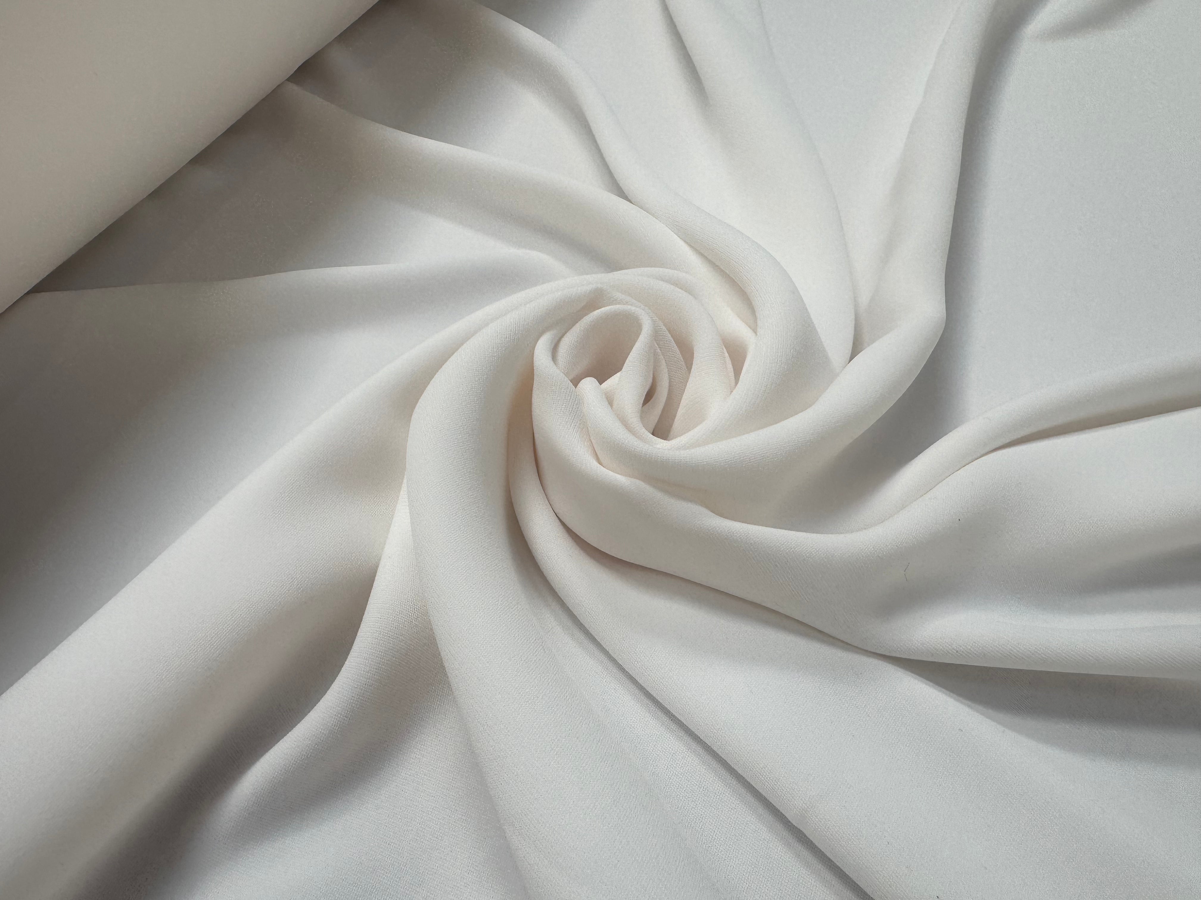 WHIPCORD FLUIDE SERGÉ BLANC CASSÉ UNI - My Little Coupon