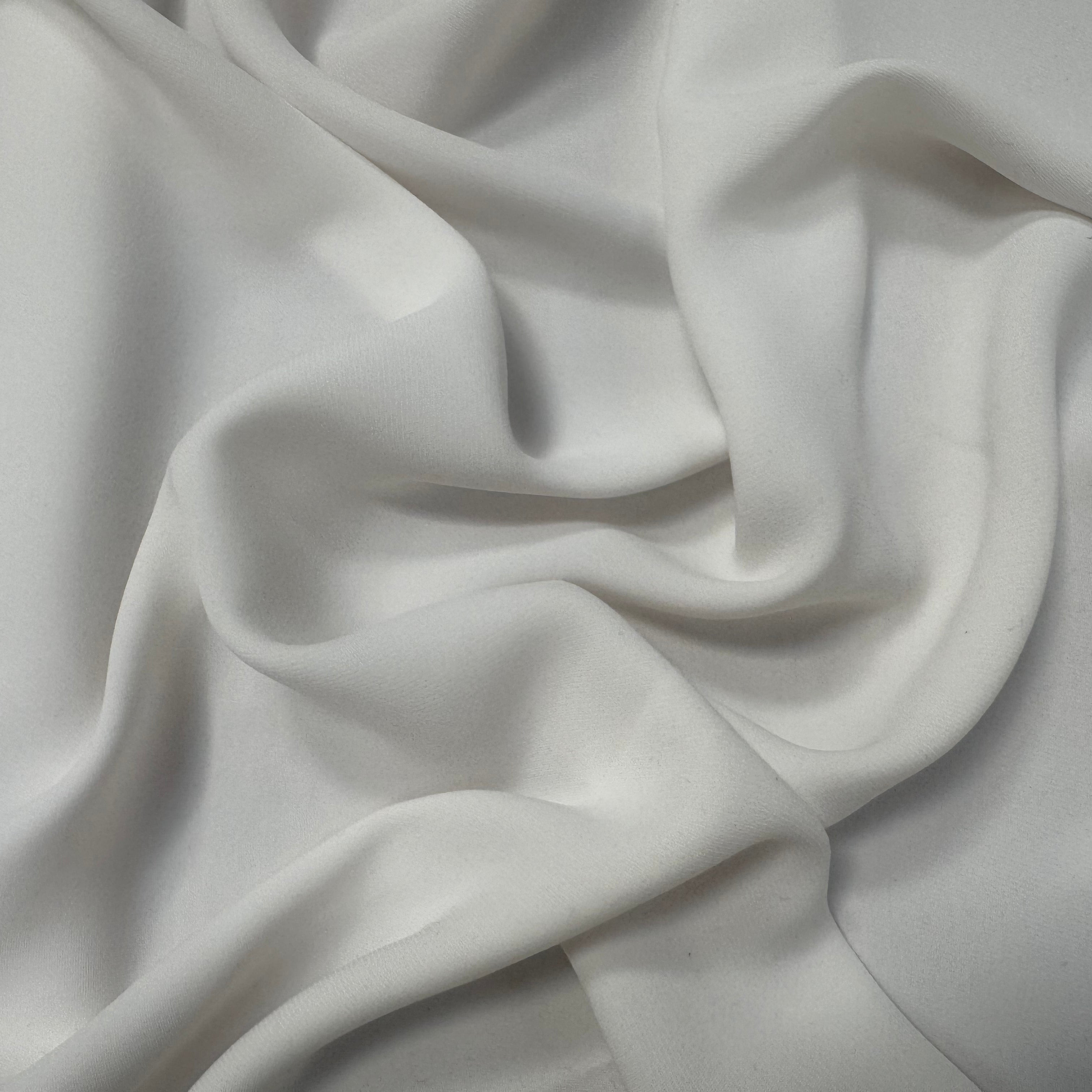 WHIPCORD FLUIDE SERGÉ BLANC CASSÉ UNI - My Little Coupon