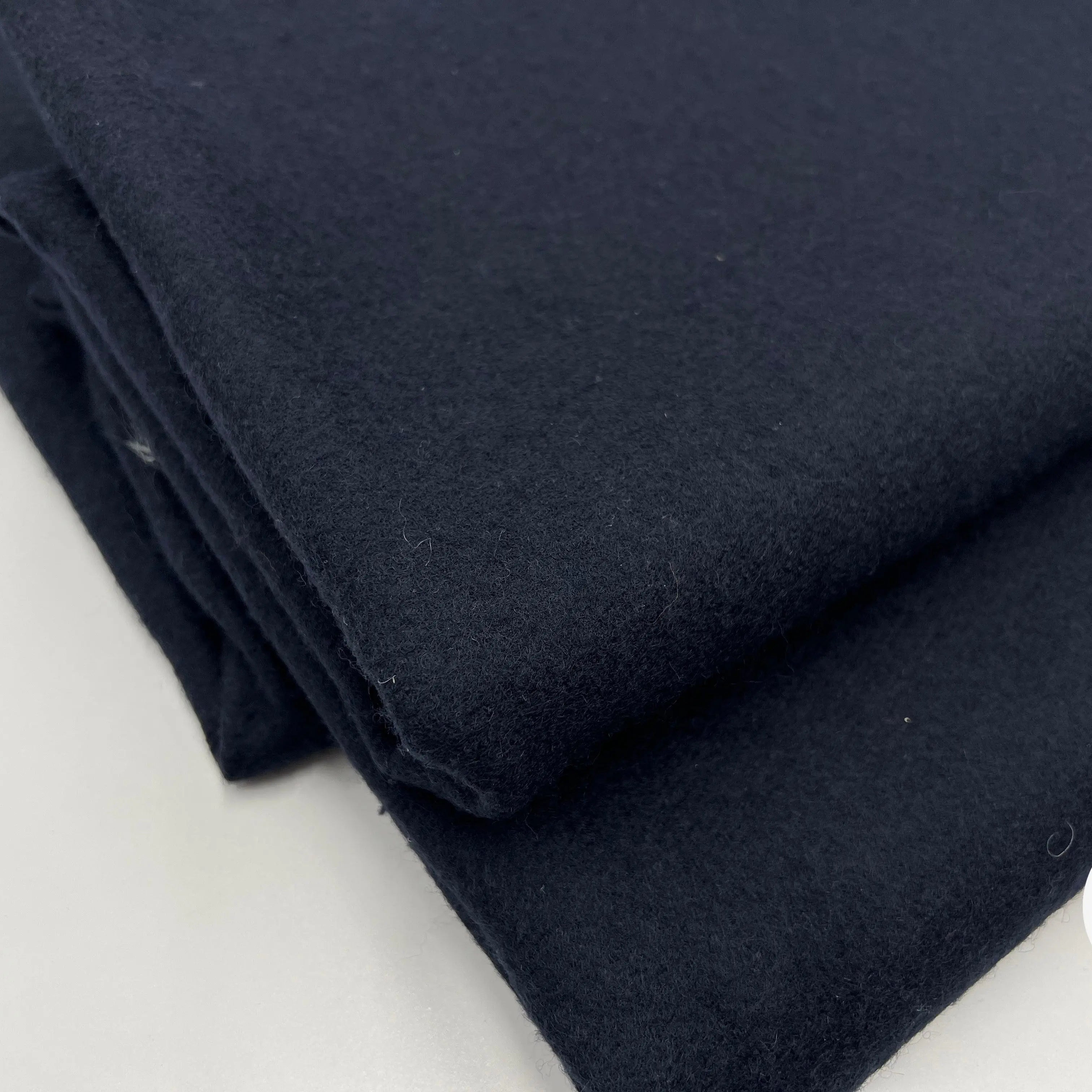 WHIPCORD PRESTIGE NAVY JAPON ENVERS GRATTÉ - My Little Coupon - tissu - coudre