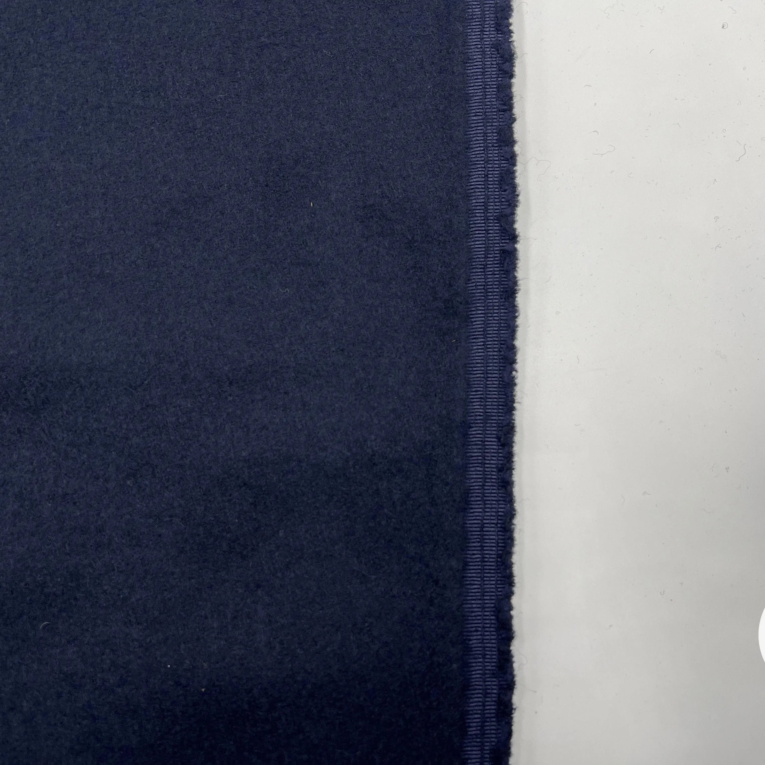 WHIPCORD PRESTIGE NAVY JAPON ENVERS GRATTÉ - My Little Coupon - tissu - coudre