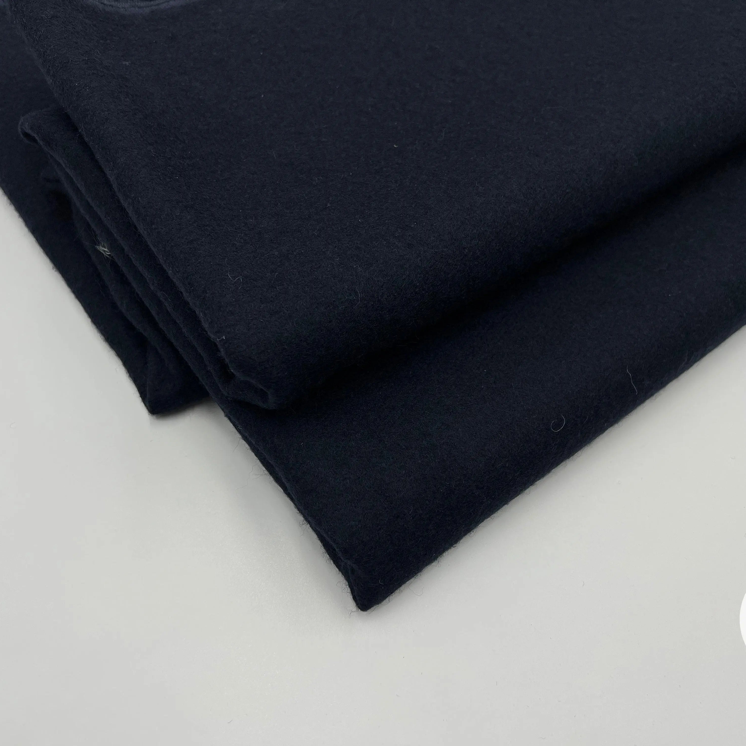 WHIPCORD PRESTIGE NAVY JAPON ENVERS GRATTÉ - My Little Coupon - tissu - coudre