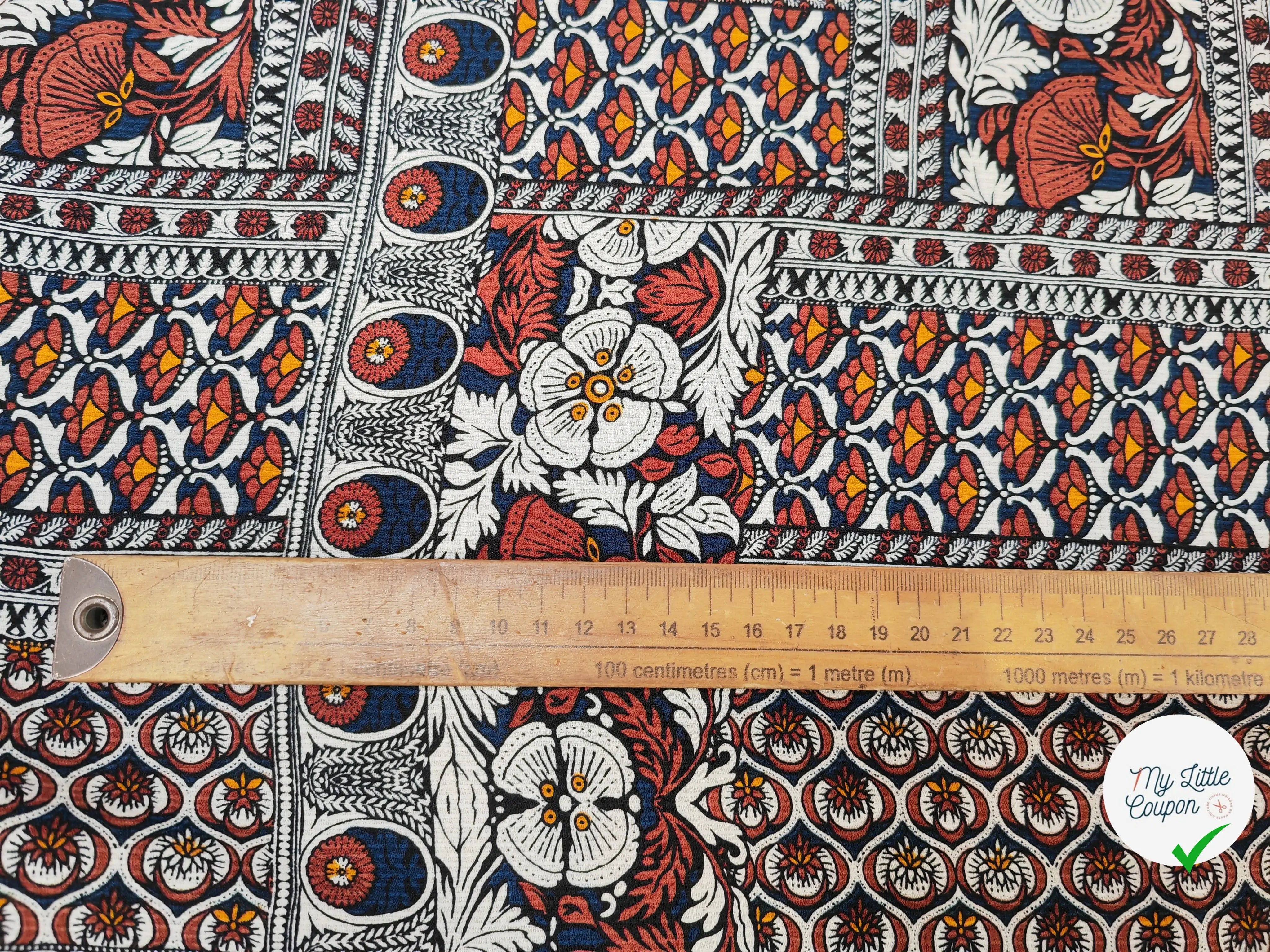 WOOLPEACH BATIK FLORAL MARRON - My Little Coupon