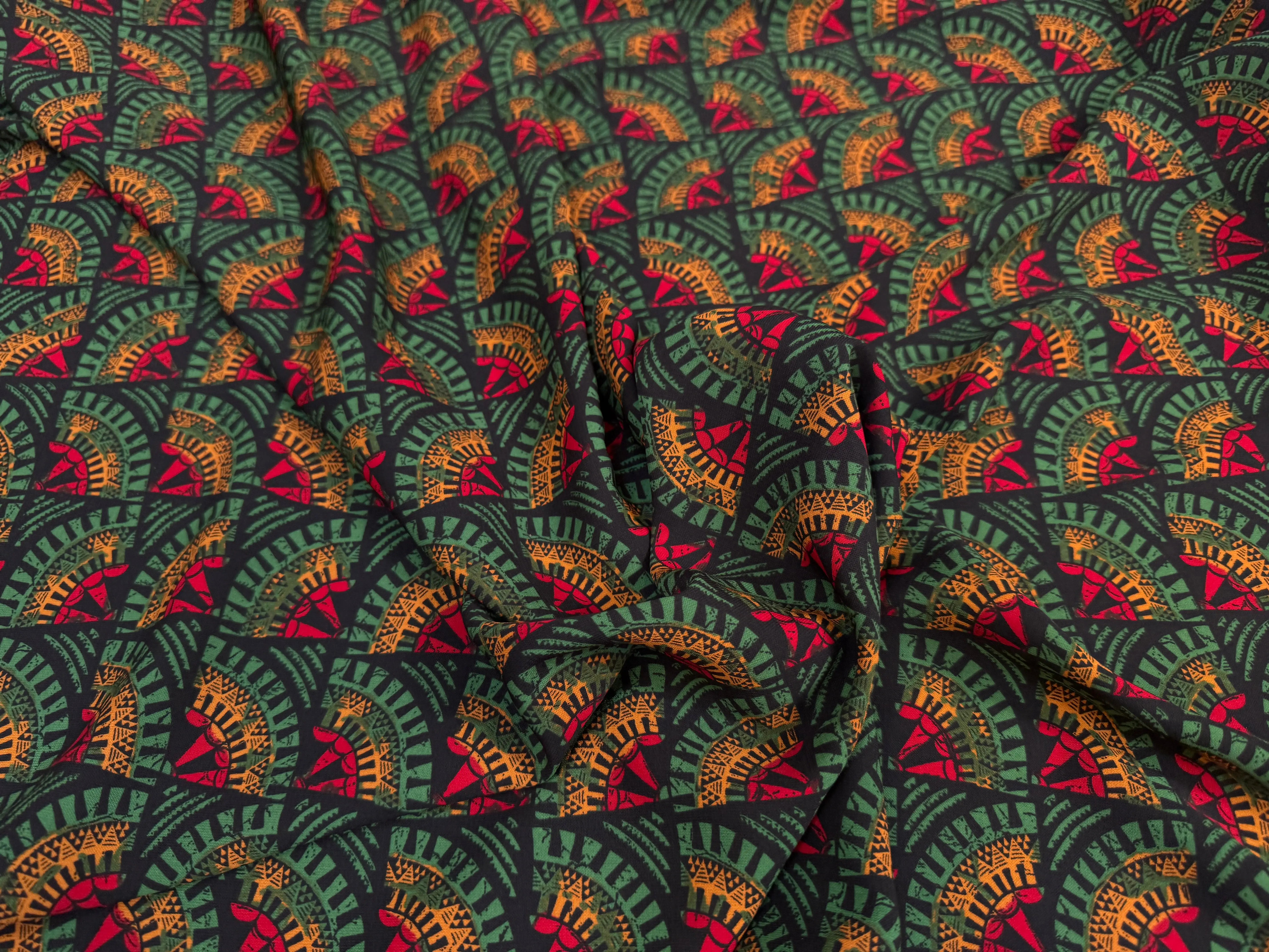 WOOLPEACH ÉVENTAIL VÉGÉTAL VERT & ROUGE - My Little Coupon