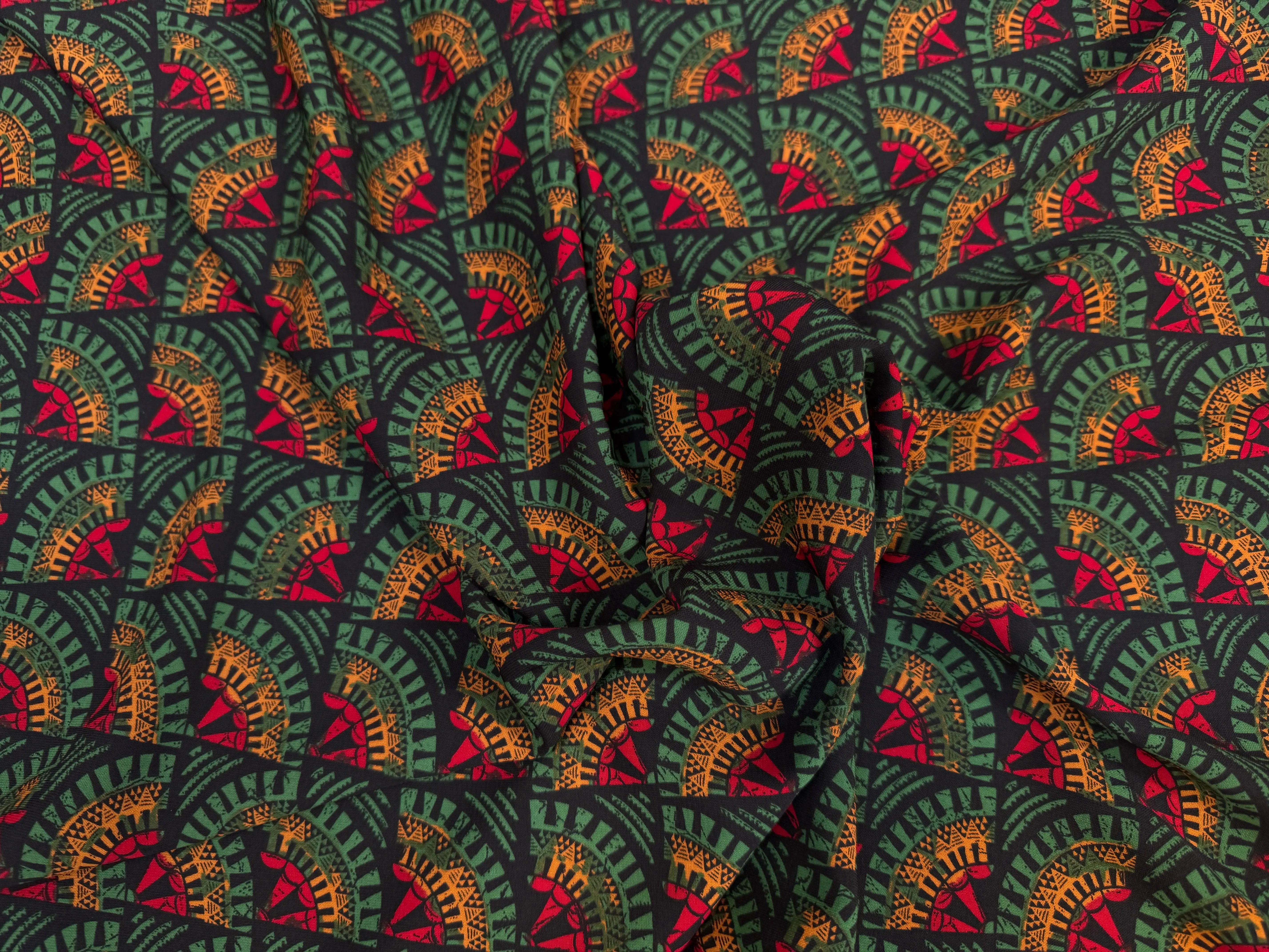 WOOLPEACH ÉVENTAIL VÉGÉTAL VERT & ROUGE - My Little Coupon