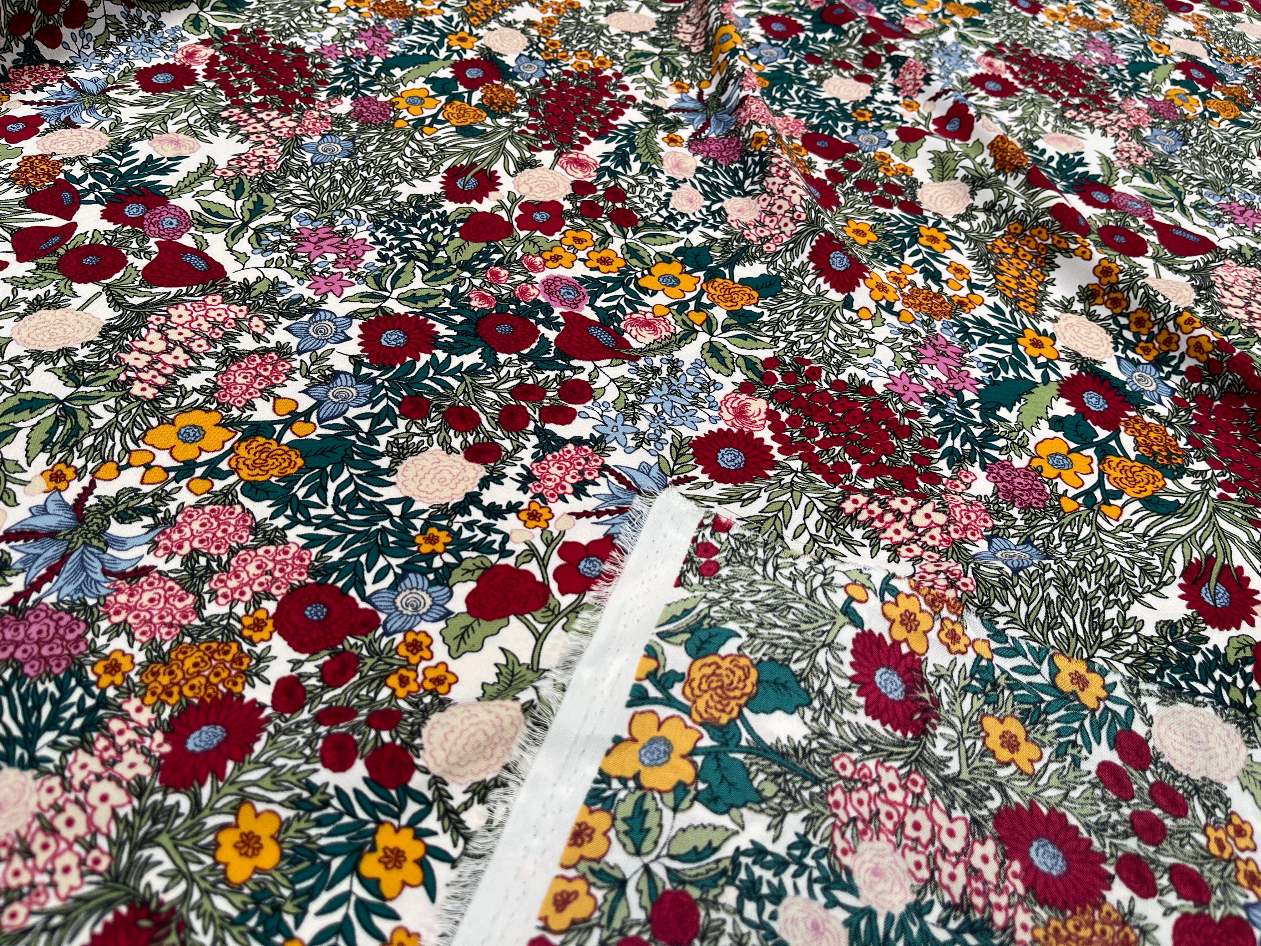 WOOLPEACH FLEURIE ROUGE JAUNE VERT BEIGE BLEU - My Little Coupon