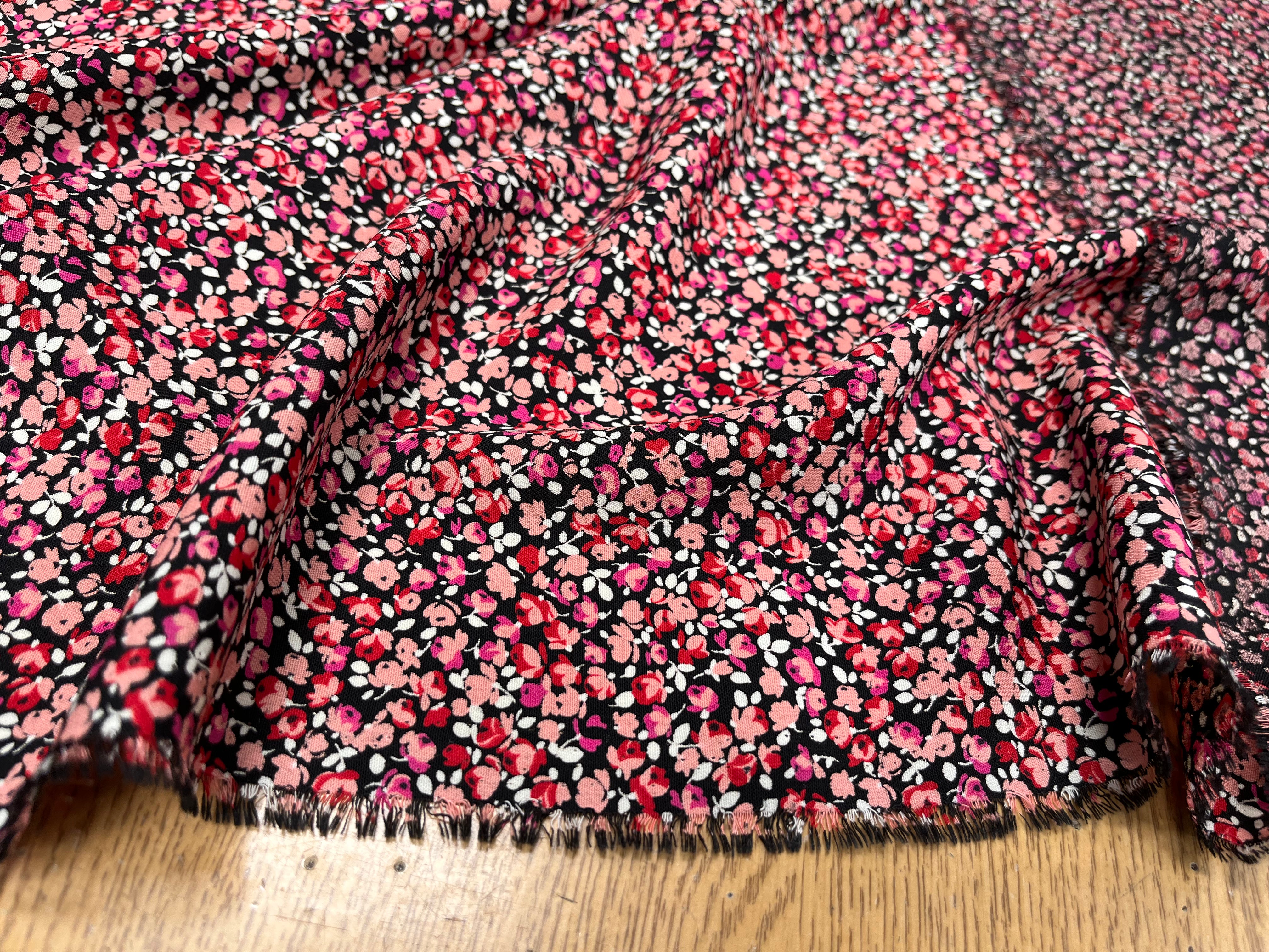 WOOLPEACH MOTIF PETIT FLEUR ROSE VIOLET BLANC - My Little Coupon