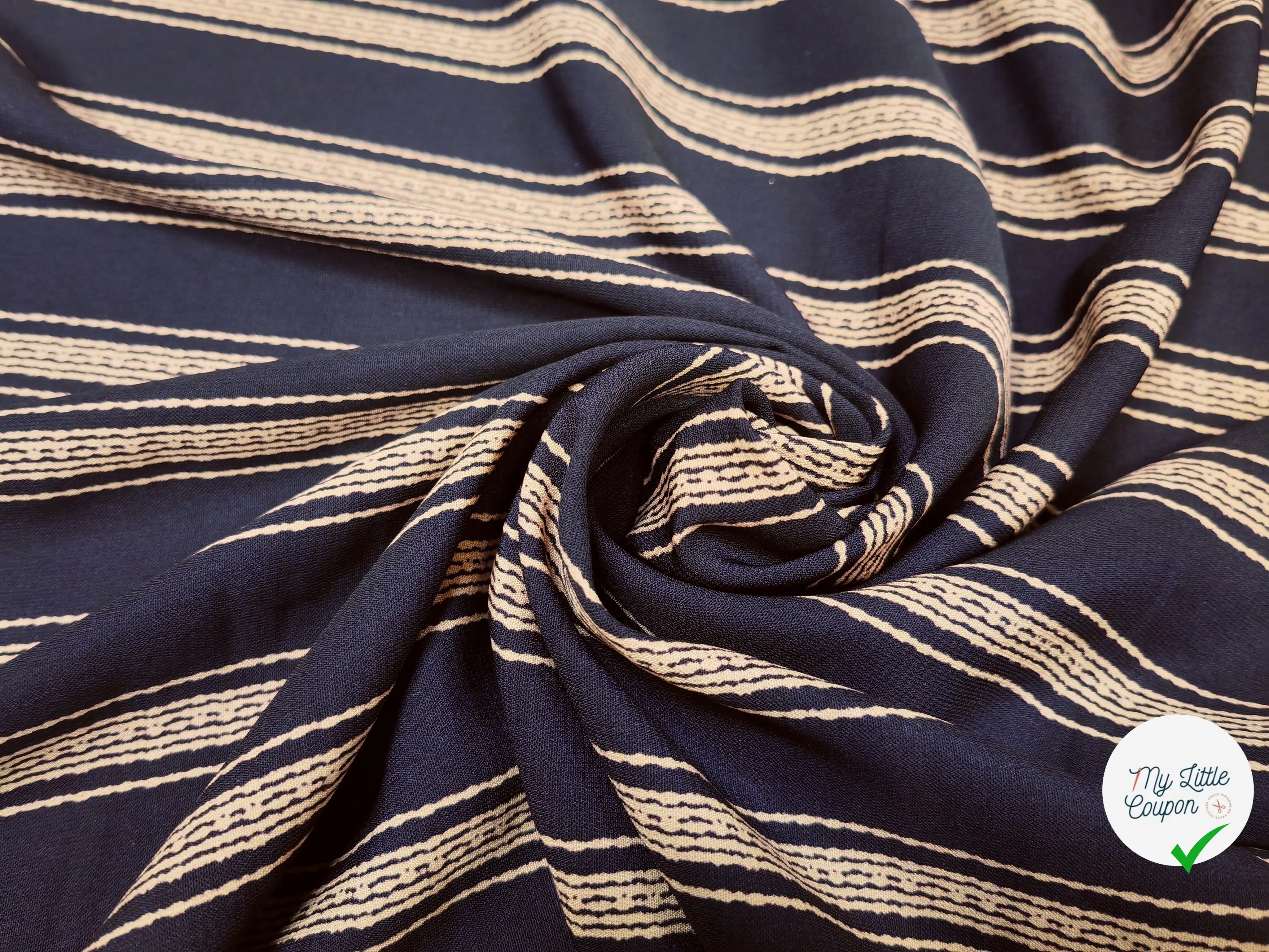 WOOLPEACH RAYURE FOND BLEU - My Little Coupon