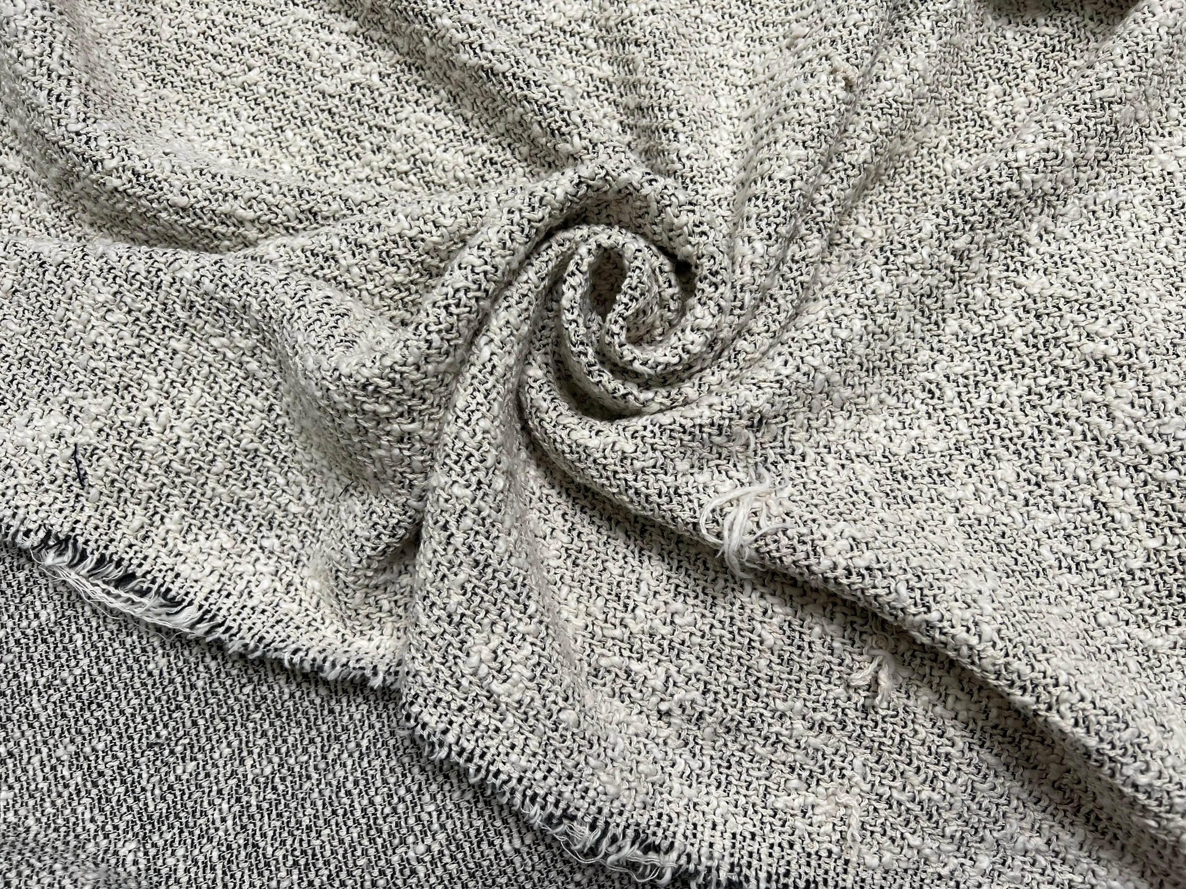 BOUCLETTE MI SAISON NOIR ET SABLE - My Little Coupon - tissu - coudre