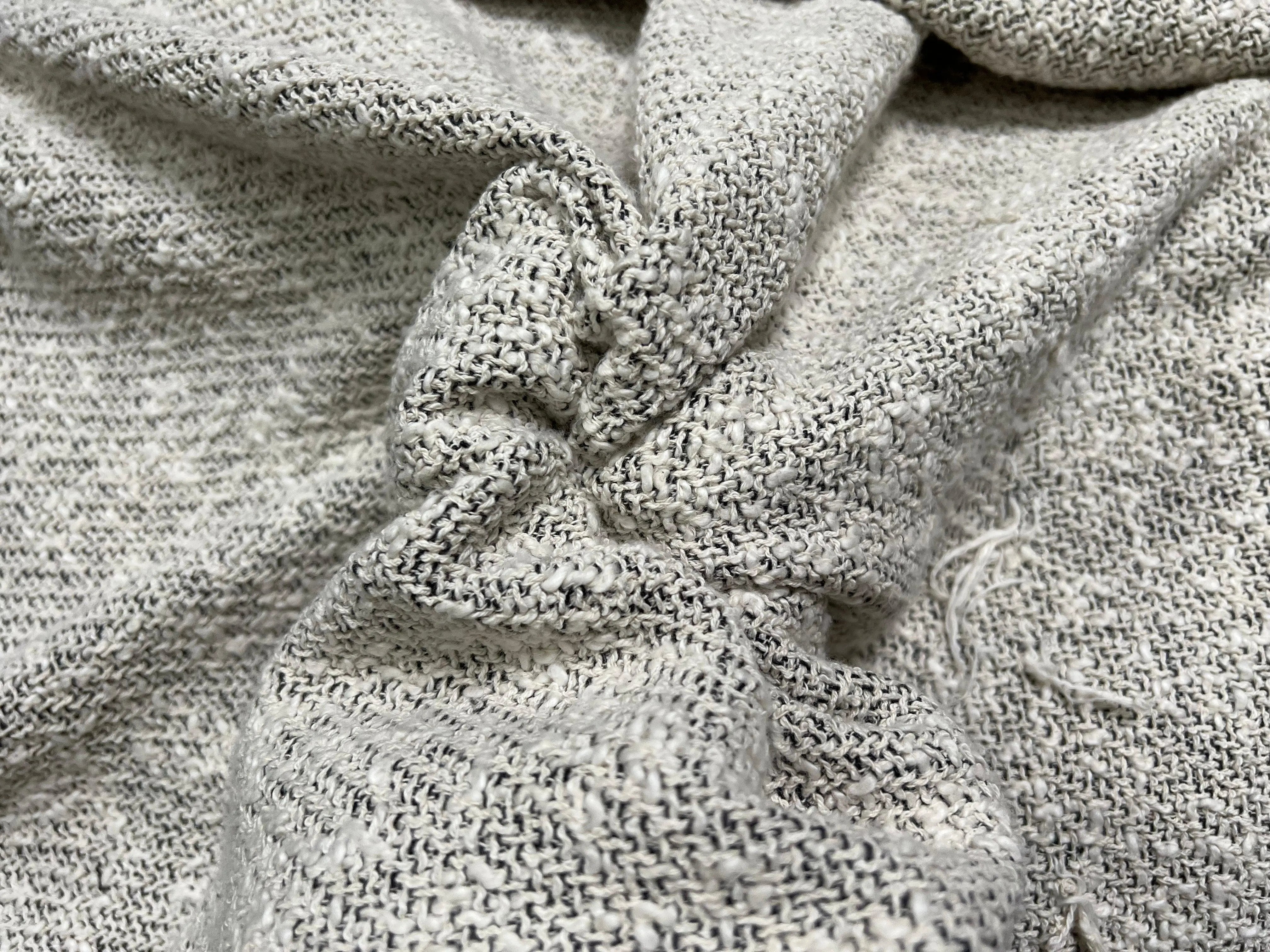 BOUCLETTE MI SAISON NOIR ET SABLE - My Little Coupon - tissu - coudre
