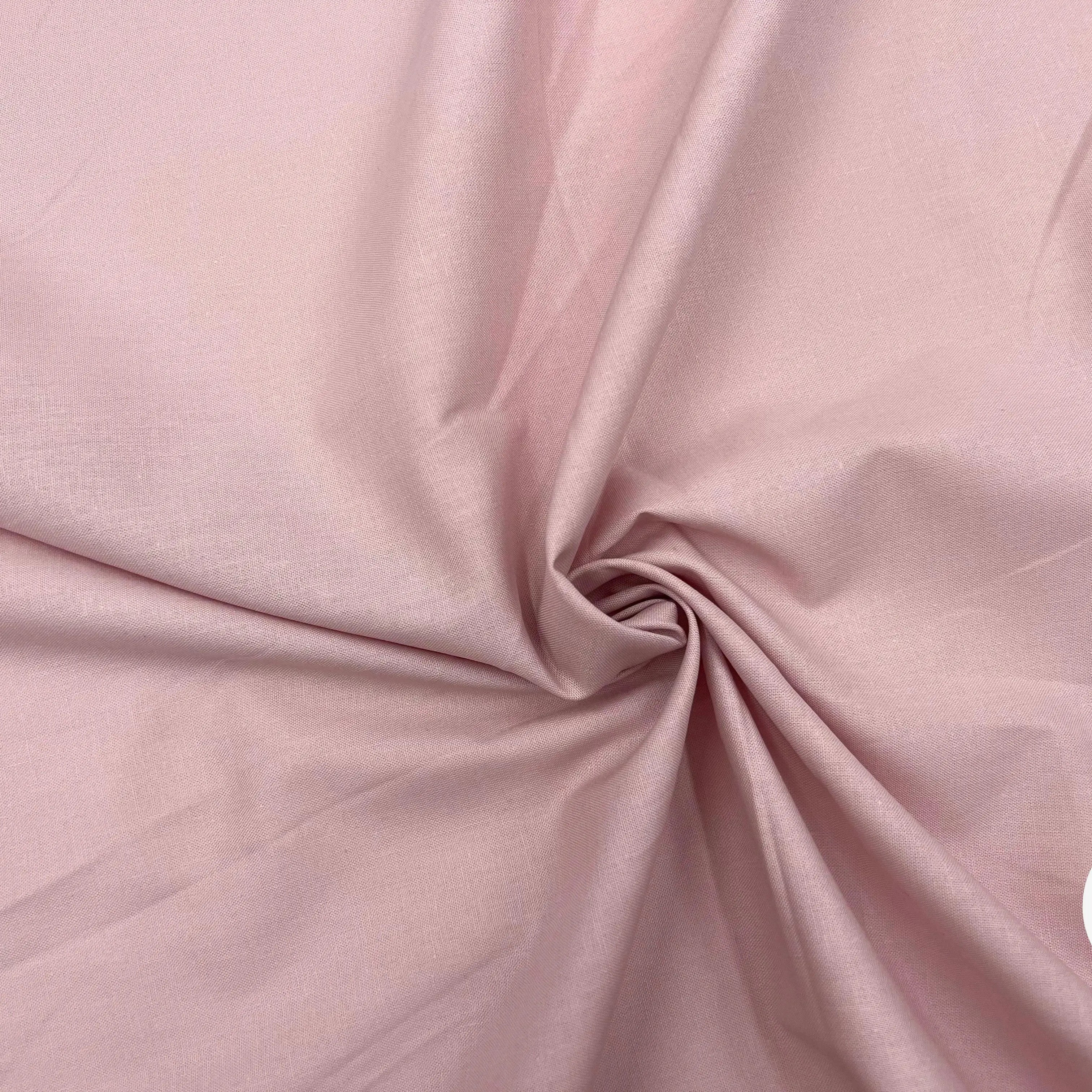 COTONNADE UNIE PÉTALE DE ROSE - My Little Coupon - tissu - coudre