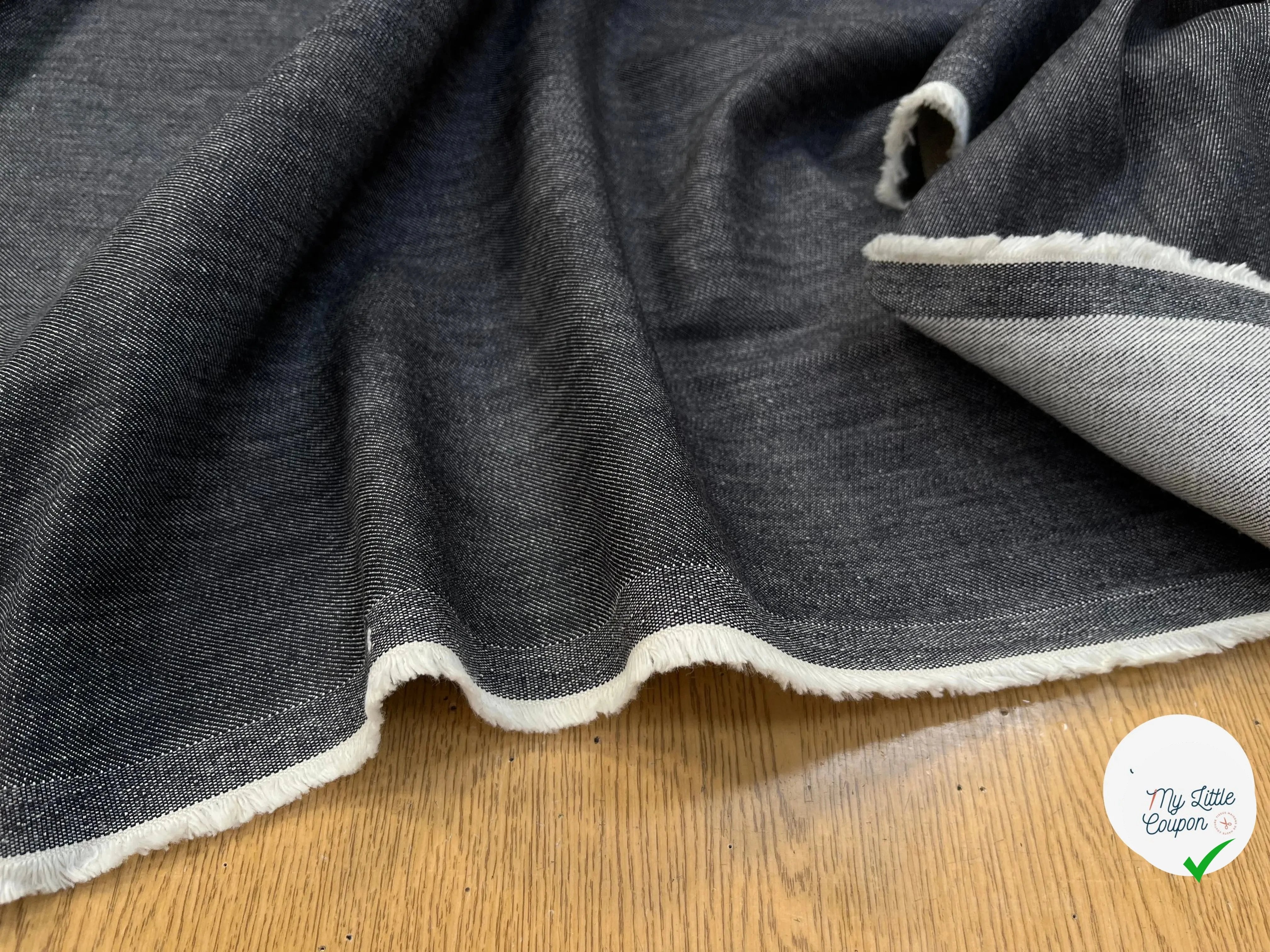 DENIM STRETCH GRIS ANTRHACITE - My Little Coupon