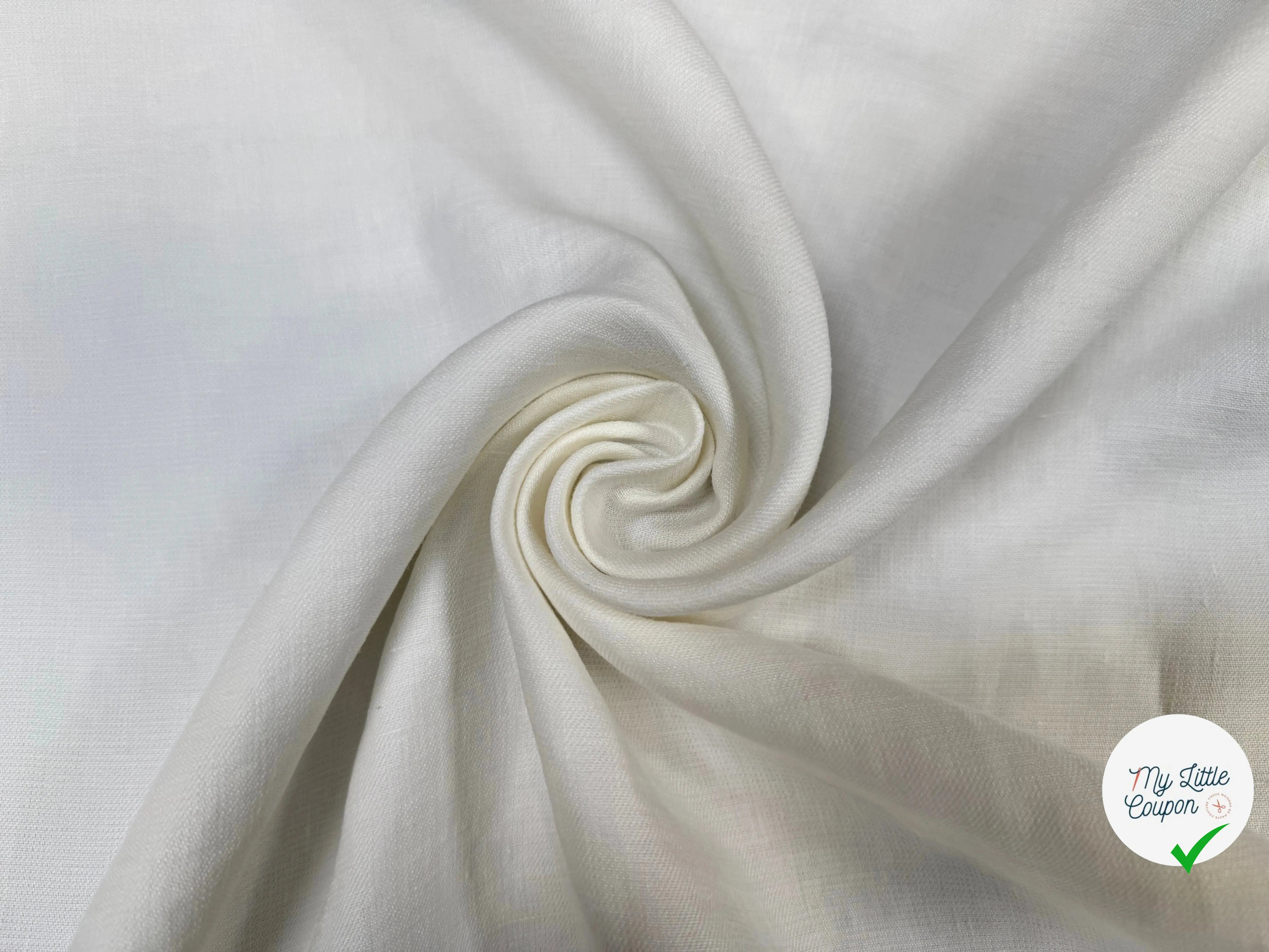 DOUBLE LINEN, White - My Little Coupon