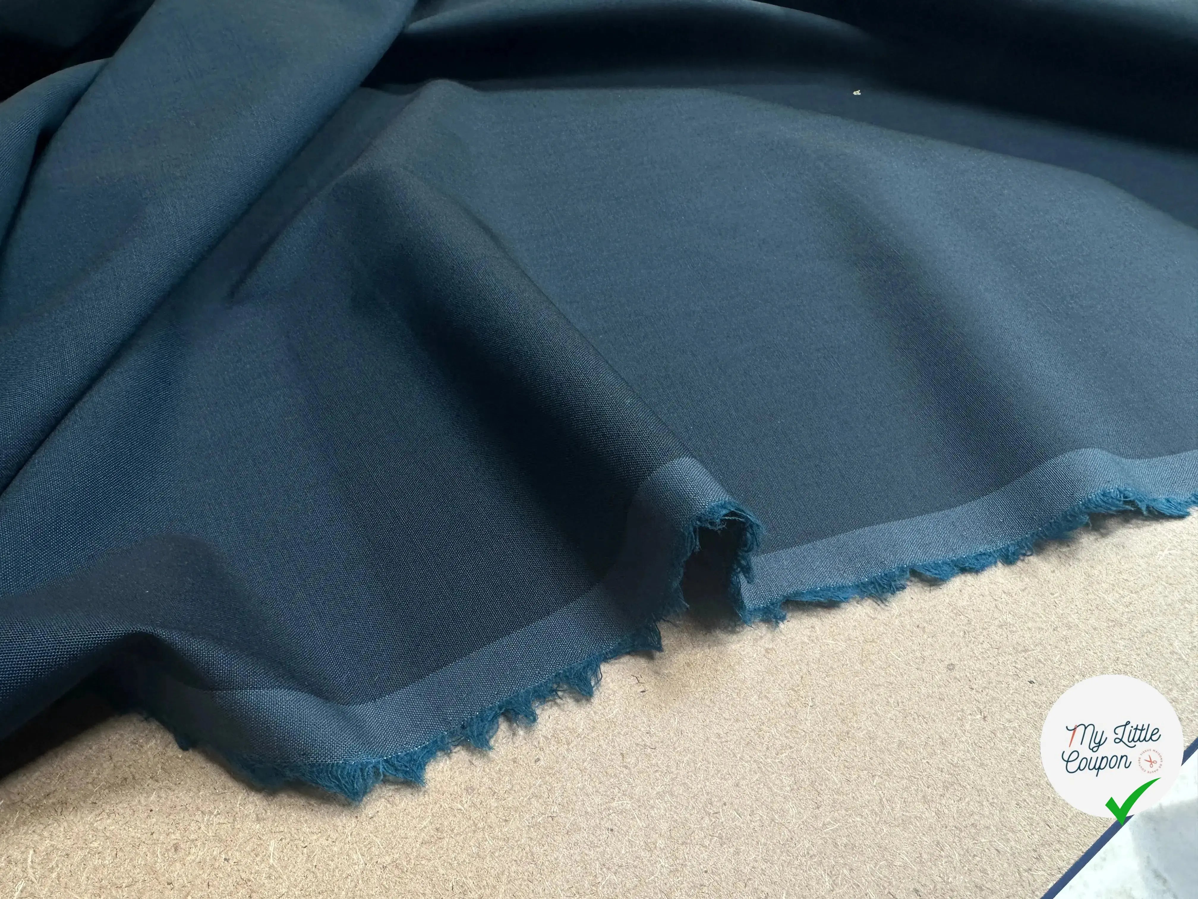 DRAPERIE PURE LAINE DUCK BLUE - My Little Coupon