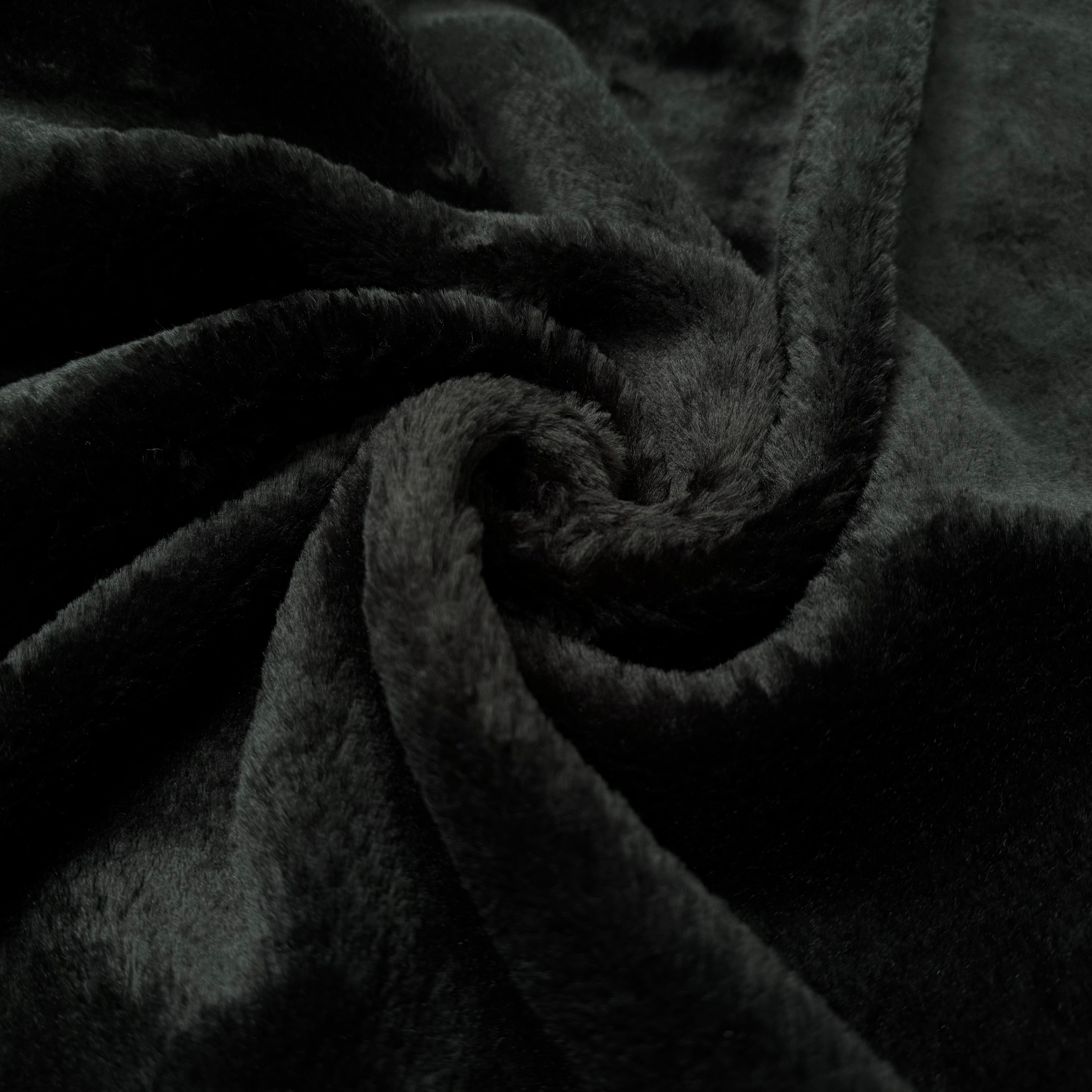 (chute) FOURRURE ENVERS COLLÉ SWEET BLACK - My Little Coupon