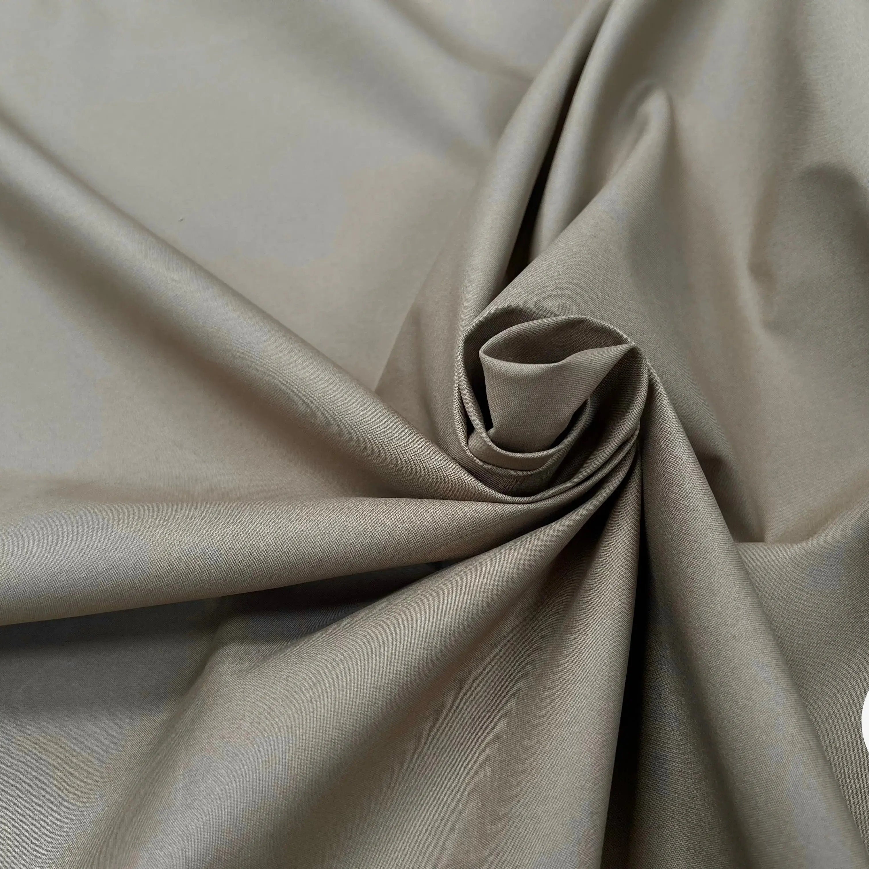 GABARDINE FINE CAMBRIC COTON TAUPE - My Little Coupon