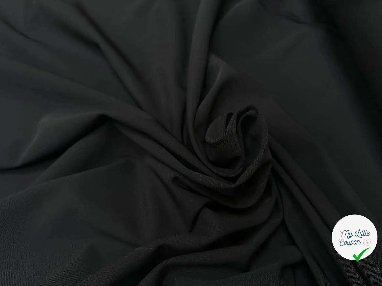 GABARDINE POLYAMIDE STRETCH NOIR MLC INTERN