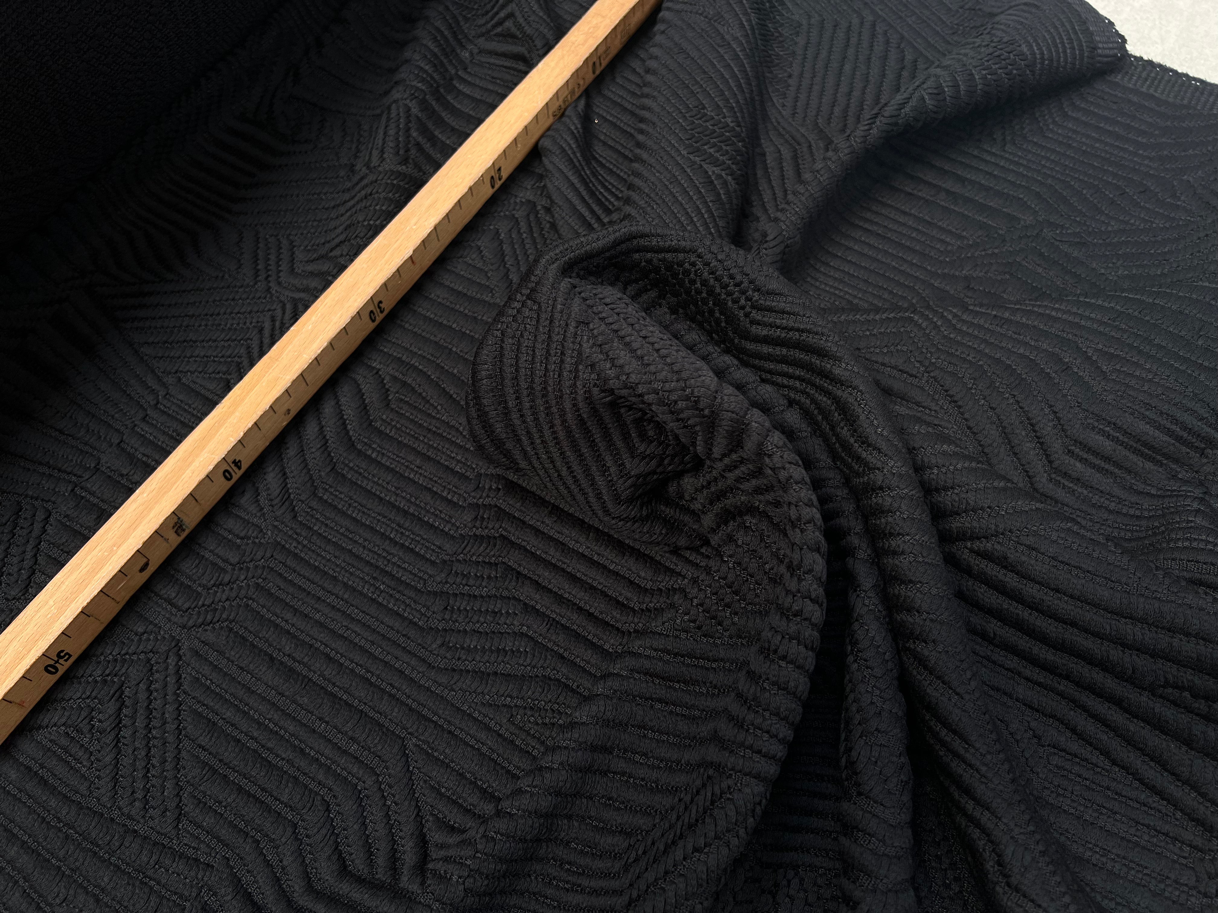 JACQUARD OLYMPIE NOIR - My Little Coupon