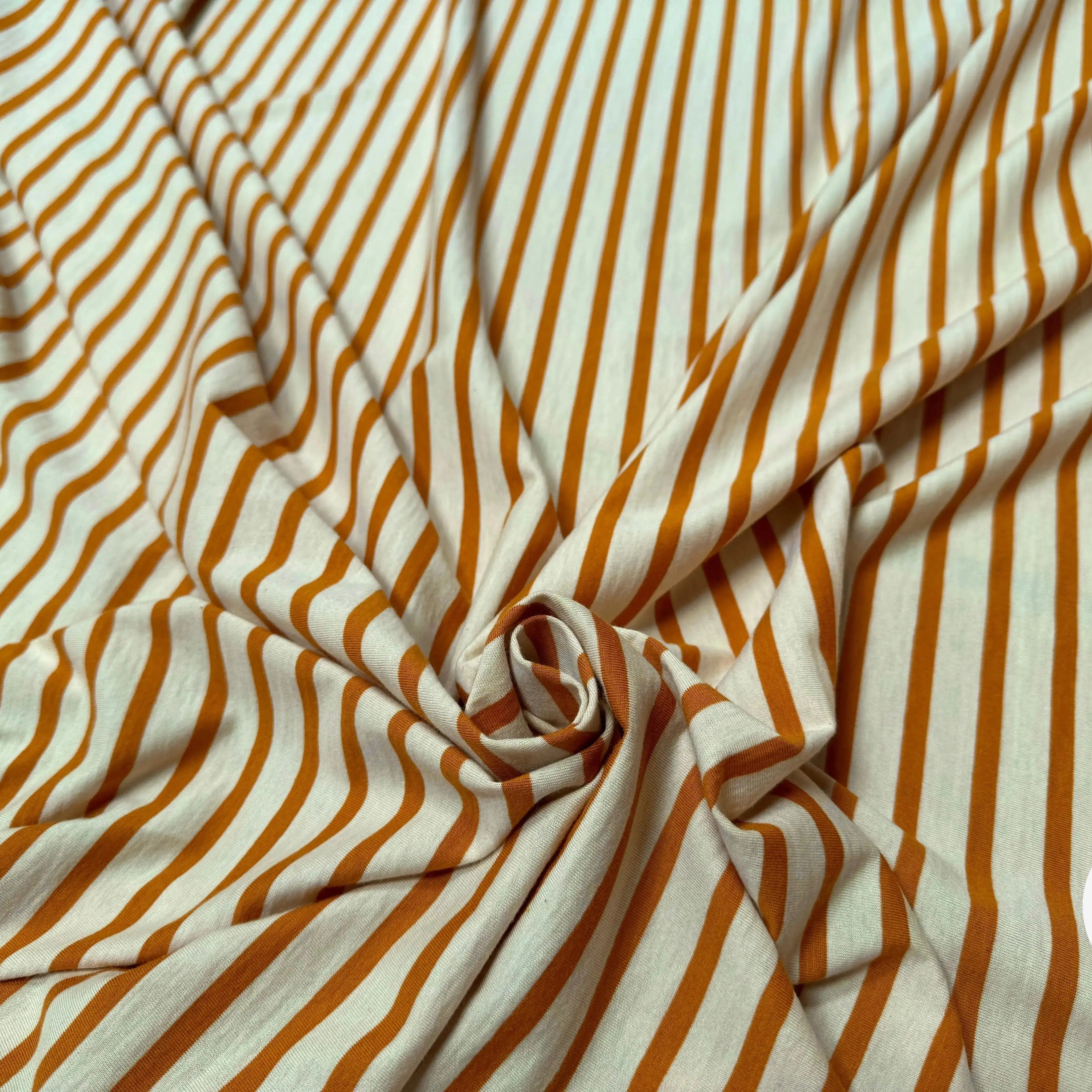 JERSEY DE COTON RAYURES PAIN D'ÉPICES - My Little Coupon