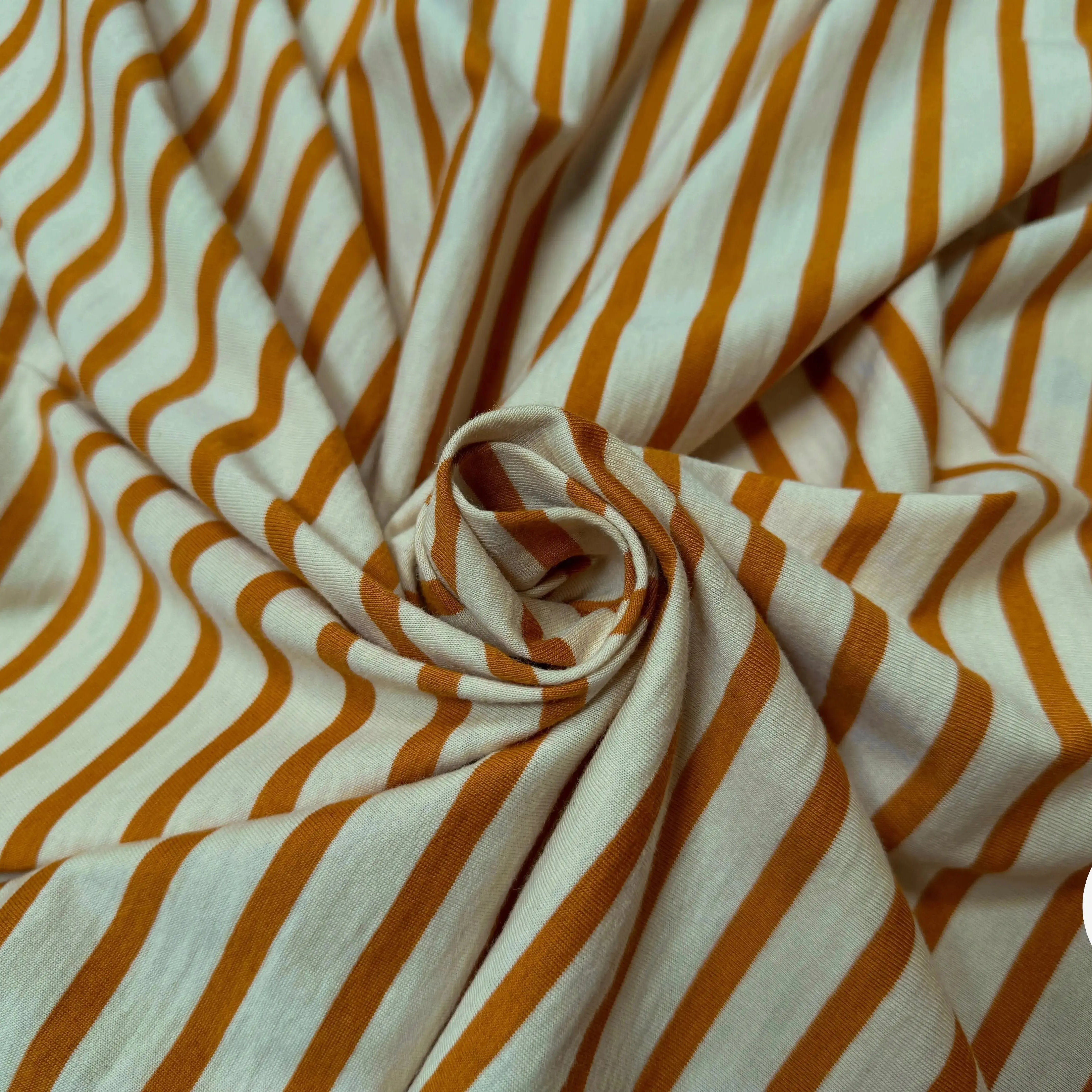 JERSEY DE COTON RAYURES PAIN D'ÉPICES - My Little Coupon