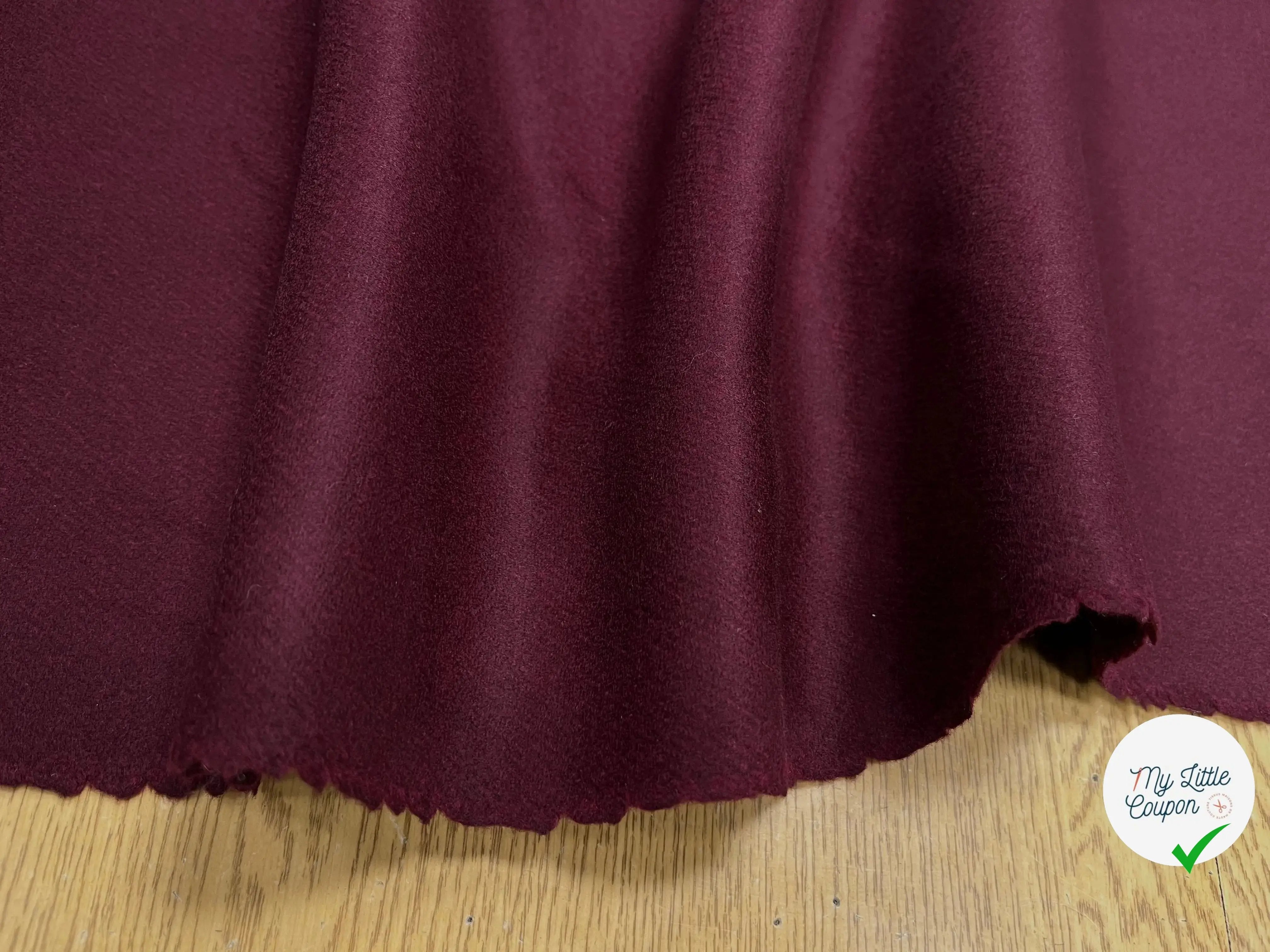 LAINE CABAN CHOCOLAT BURGUNDY STRIÉ - My Little Coupon