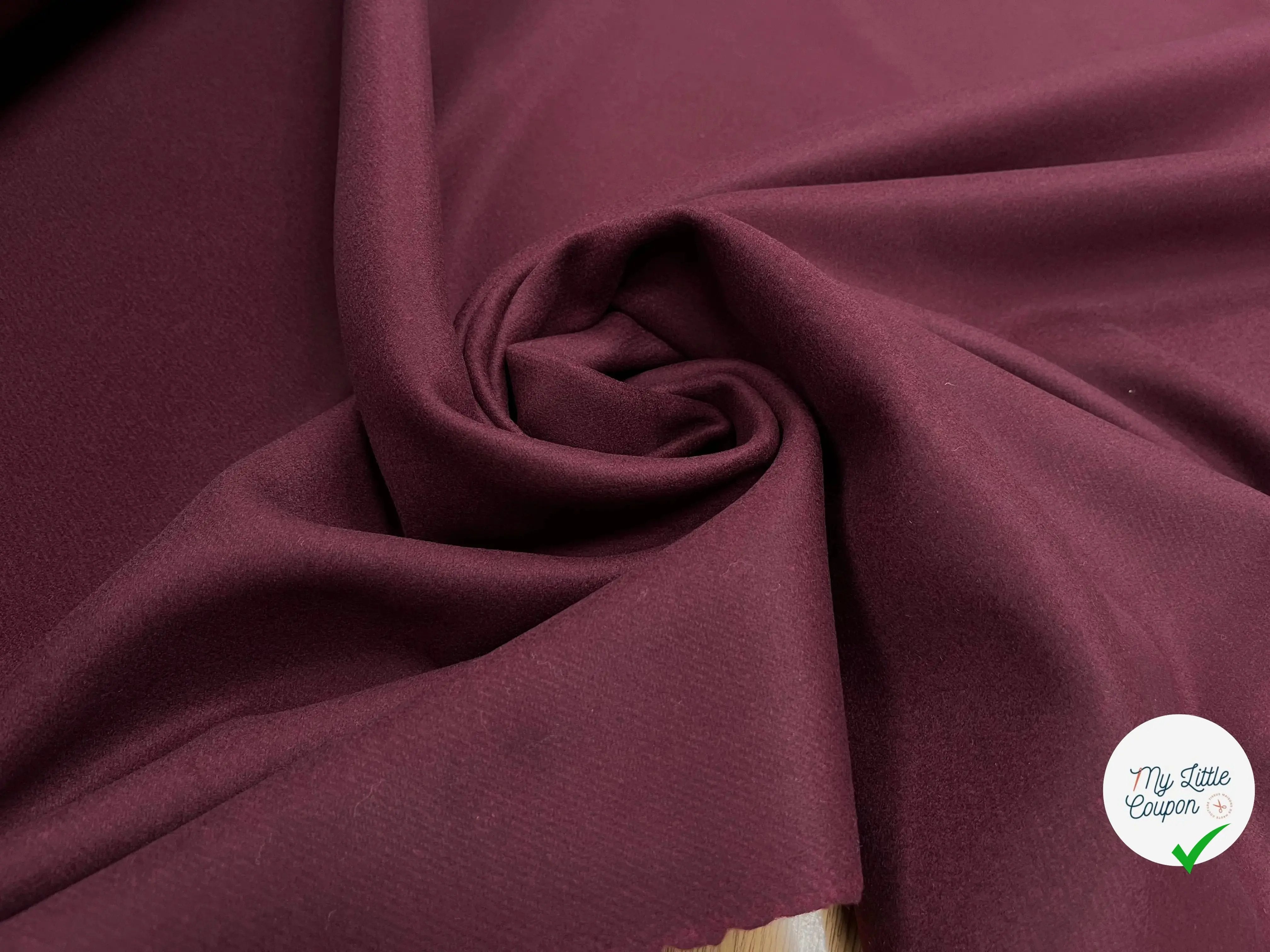 LAINE CABAN CHOCOLAT BURGUNDY STRIÉ - My Little Coupon